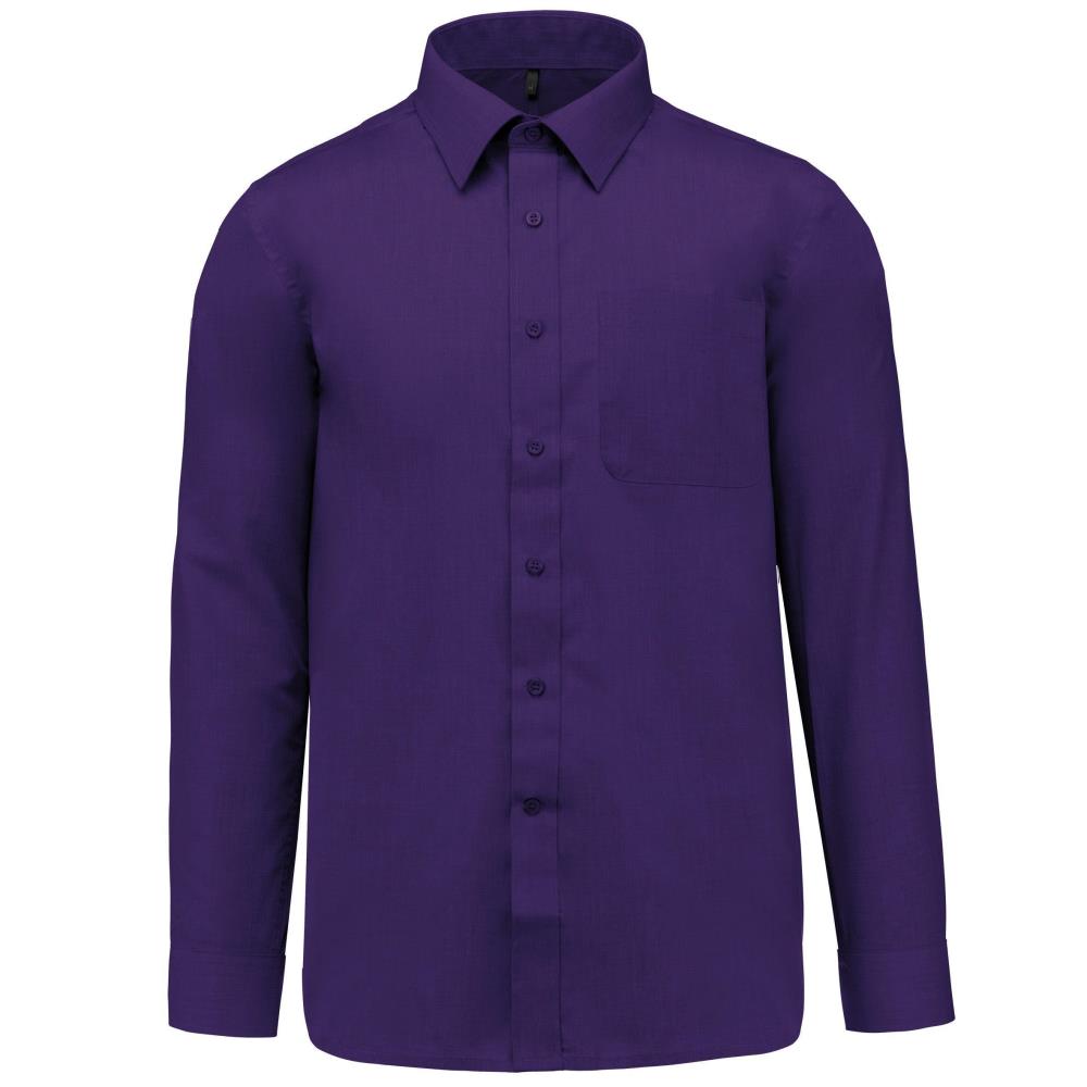 Men's easy-care polycotton poplin shirt