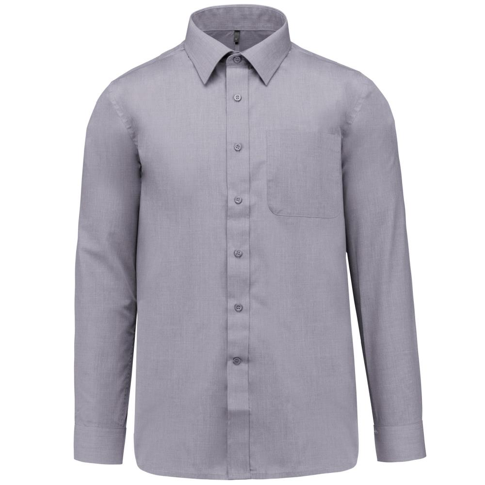 Men's easy-care polycotton poplin shirt