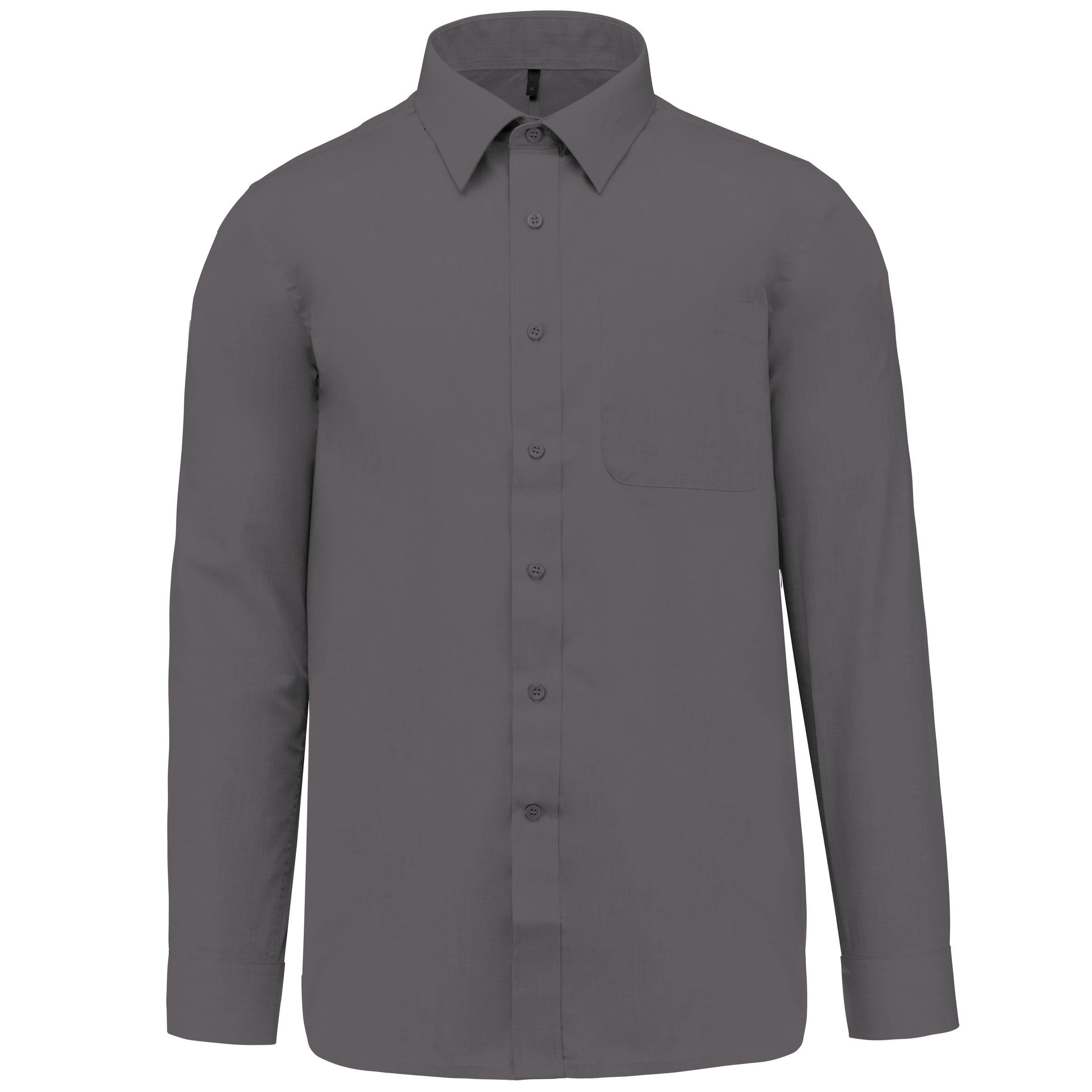 Men's easy-care polycotton poplin shirt