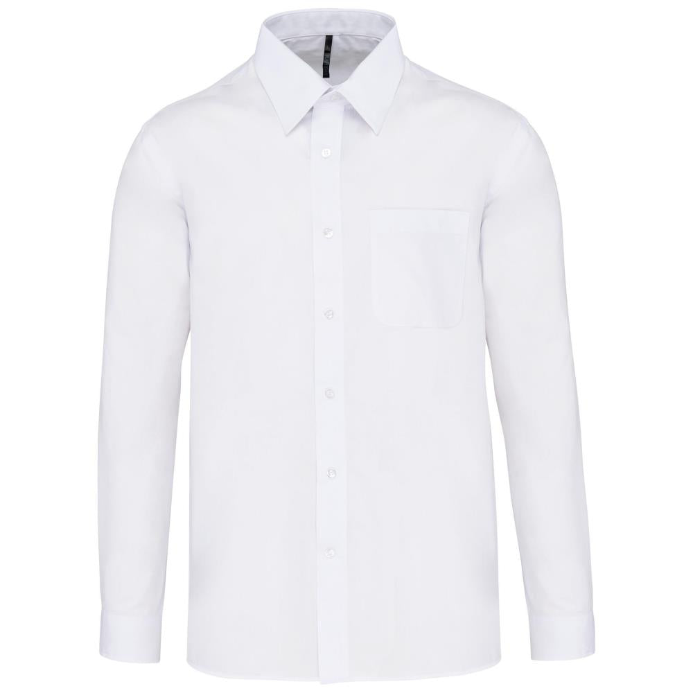 Men's easy-care polycotton poplin shirt