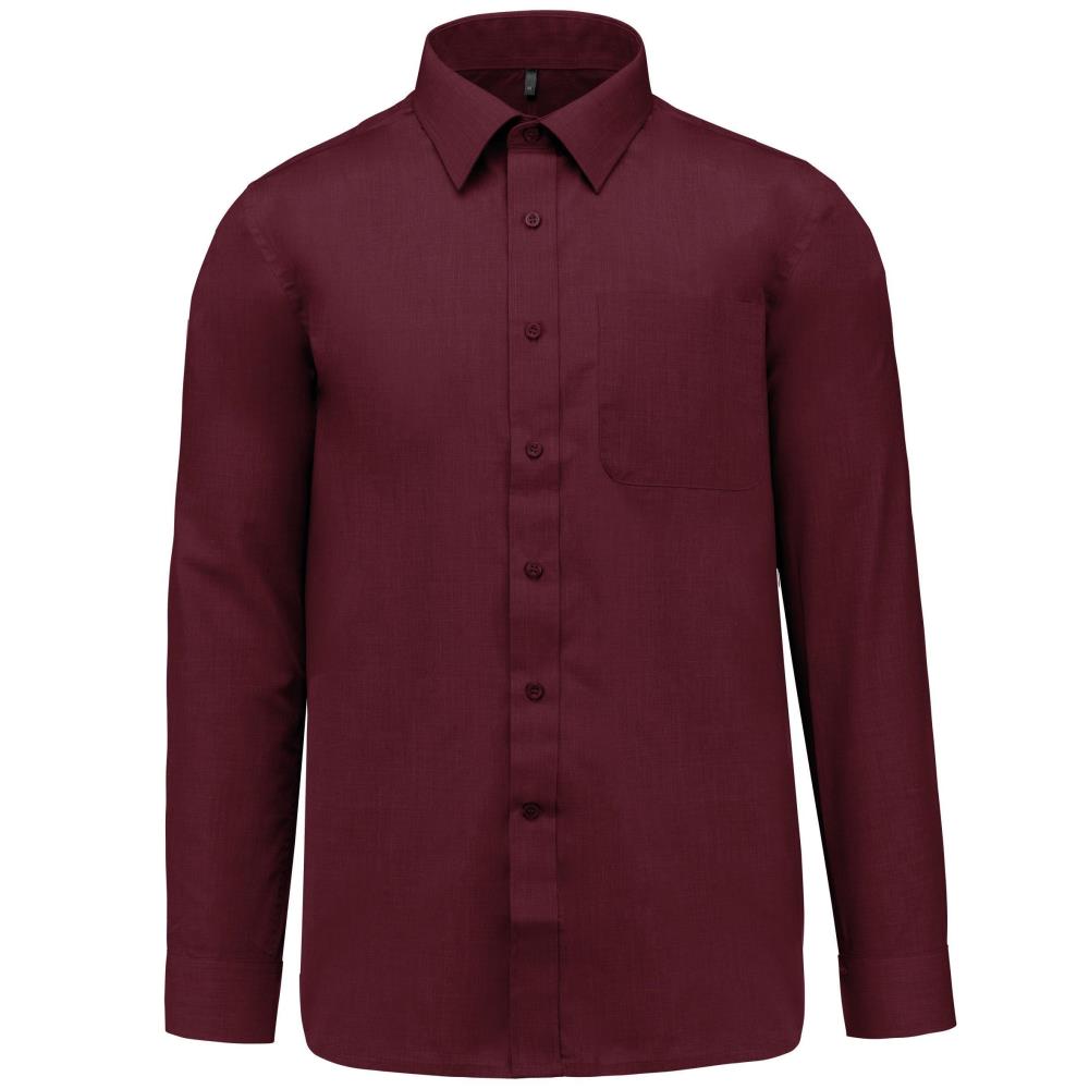 Men's easy-care polycotton poplin shirt