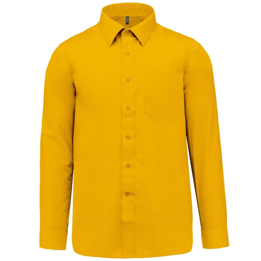 Men's easy-care polycotton poplin shirt