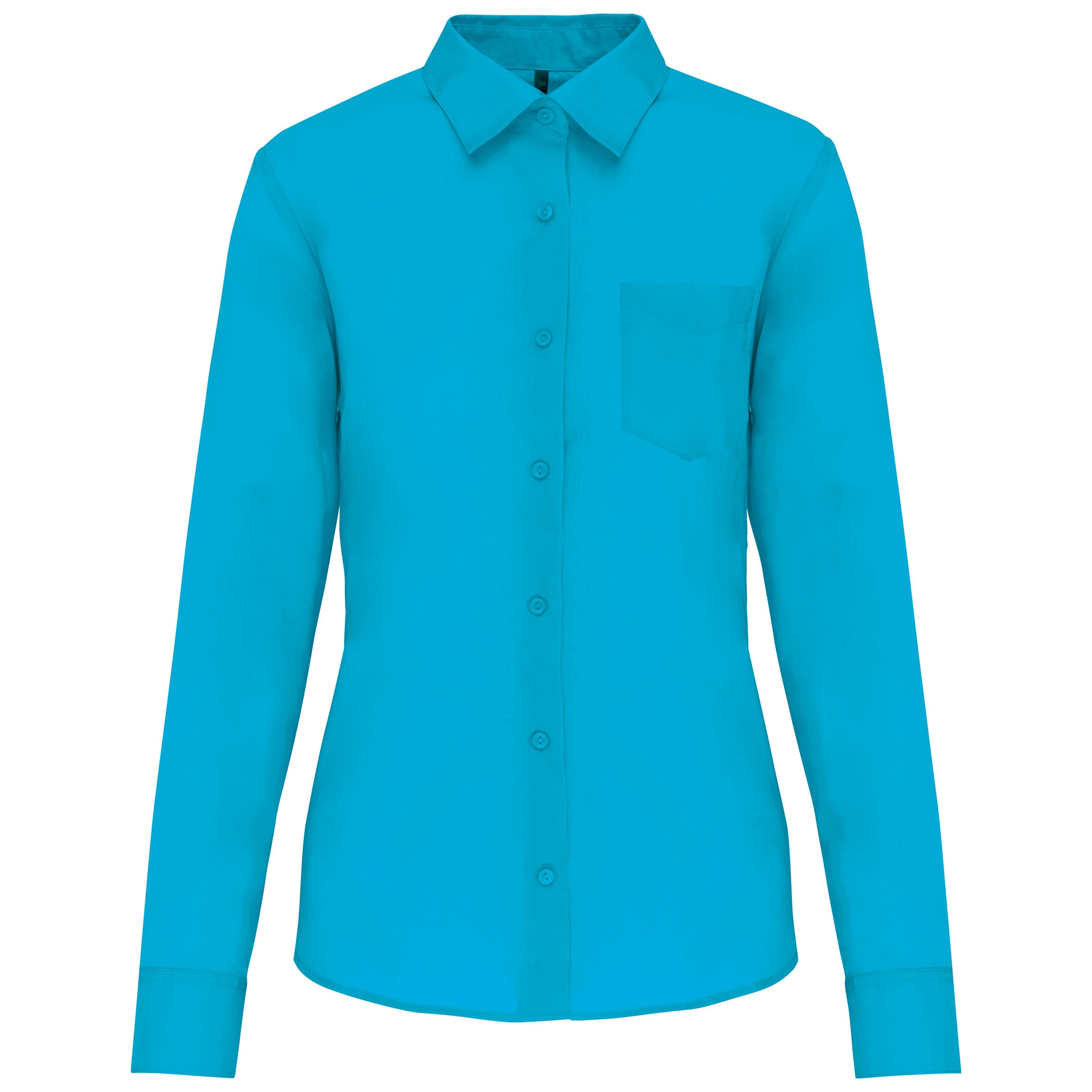 Ladies' easy-care polycotton poplin shirt