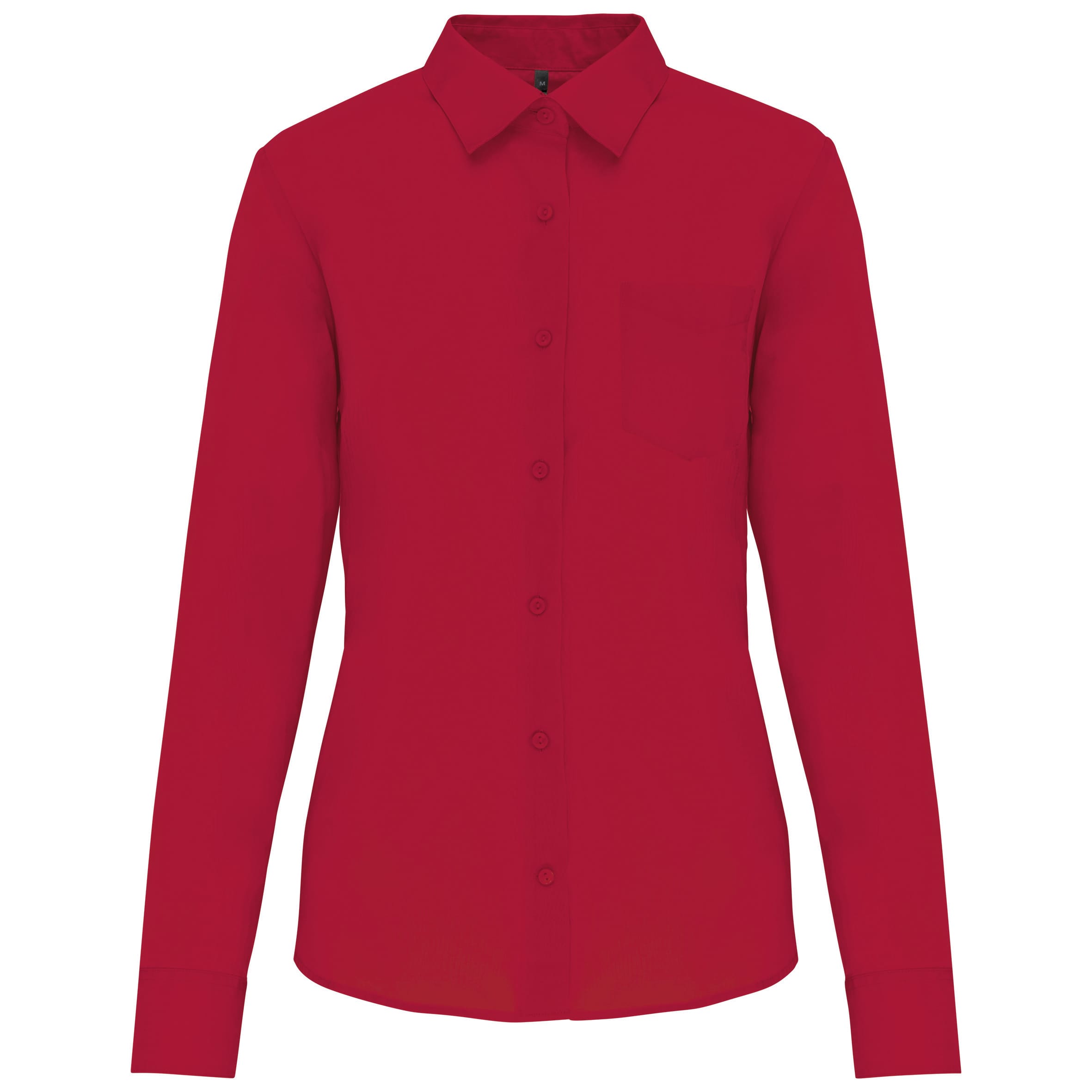 Ladies' easy-care polycotton poplin shirt