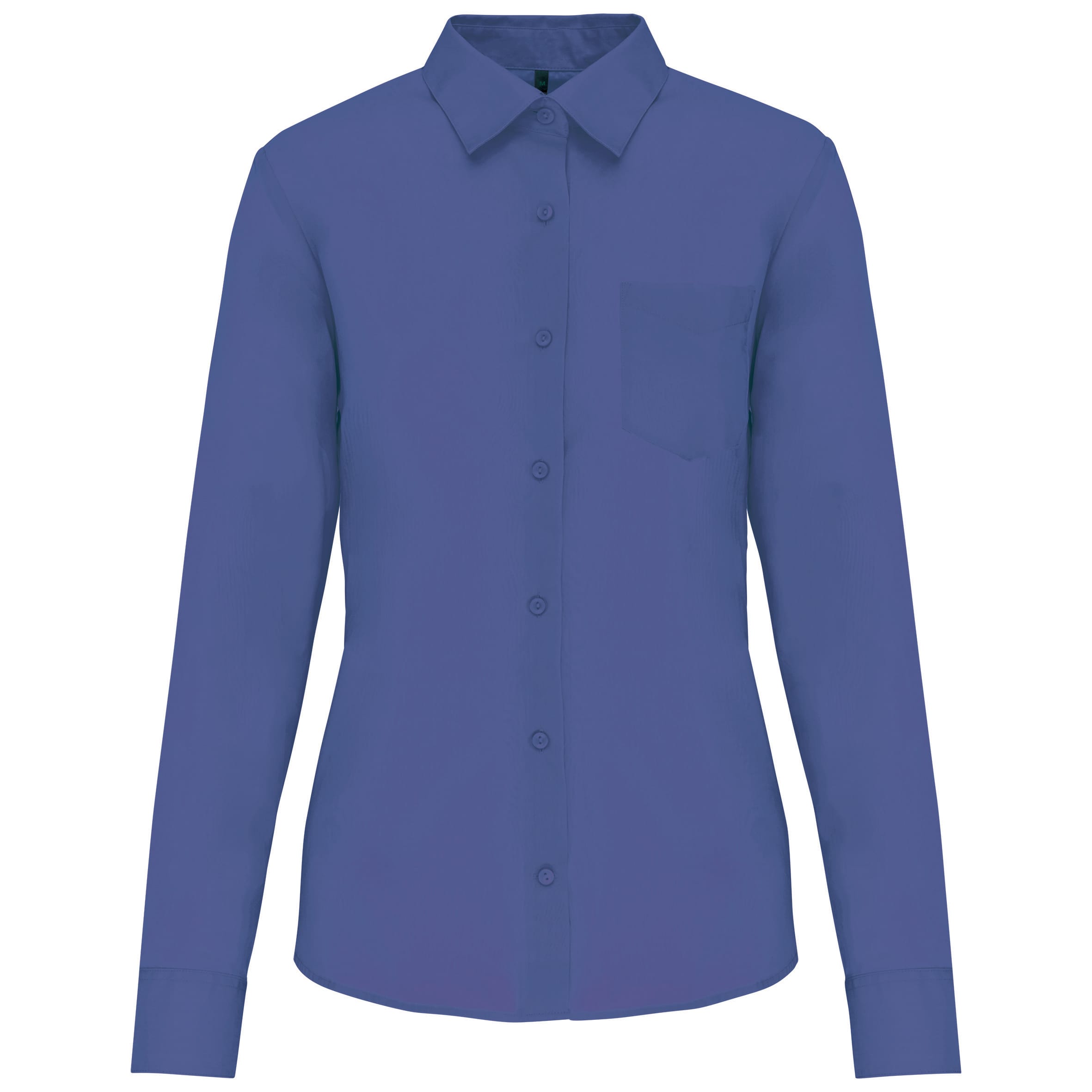Ladies' easy-care polycotton poplin shirt