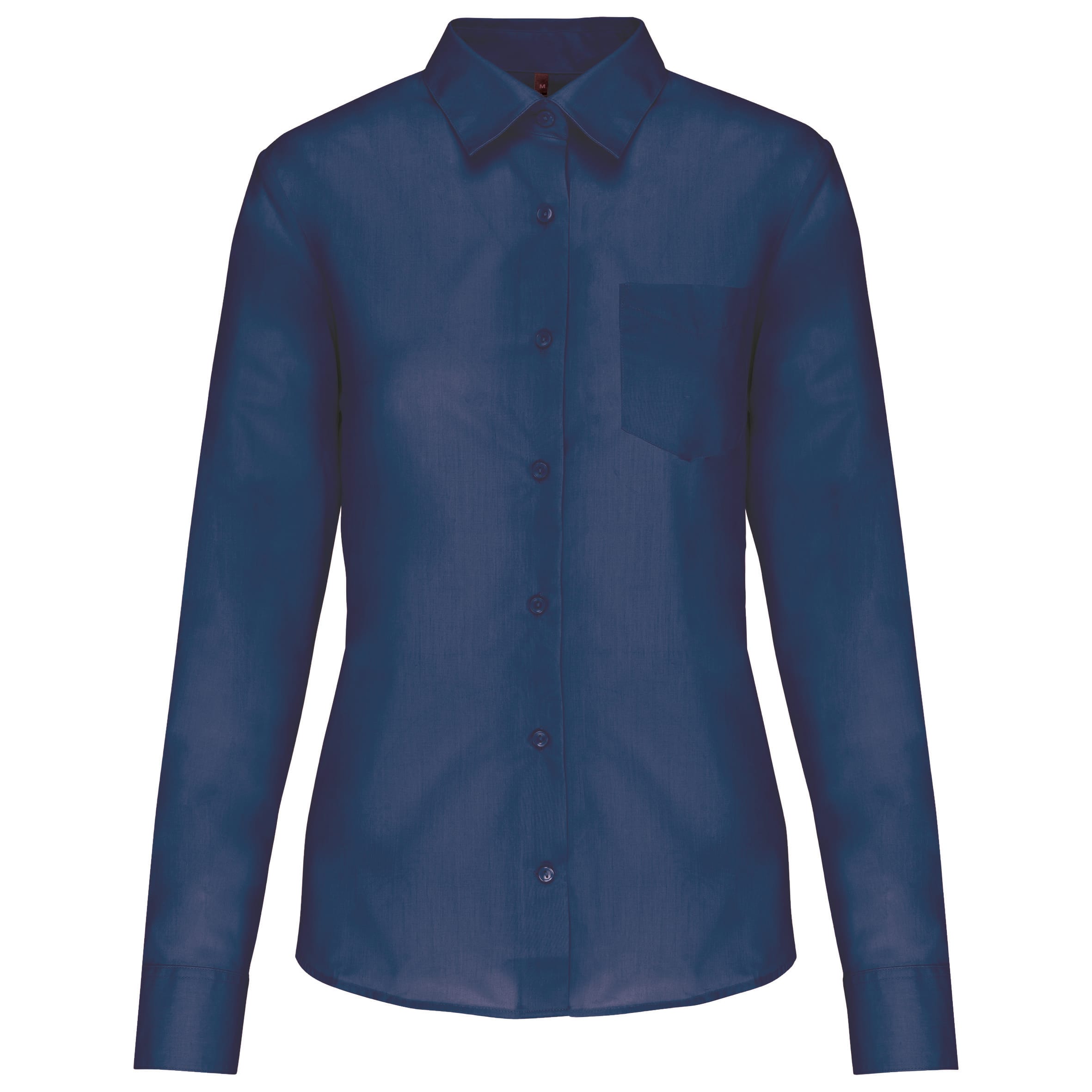 Ladies' easy-care polycotton poplin shirt