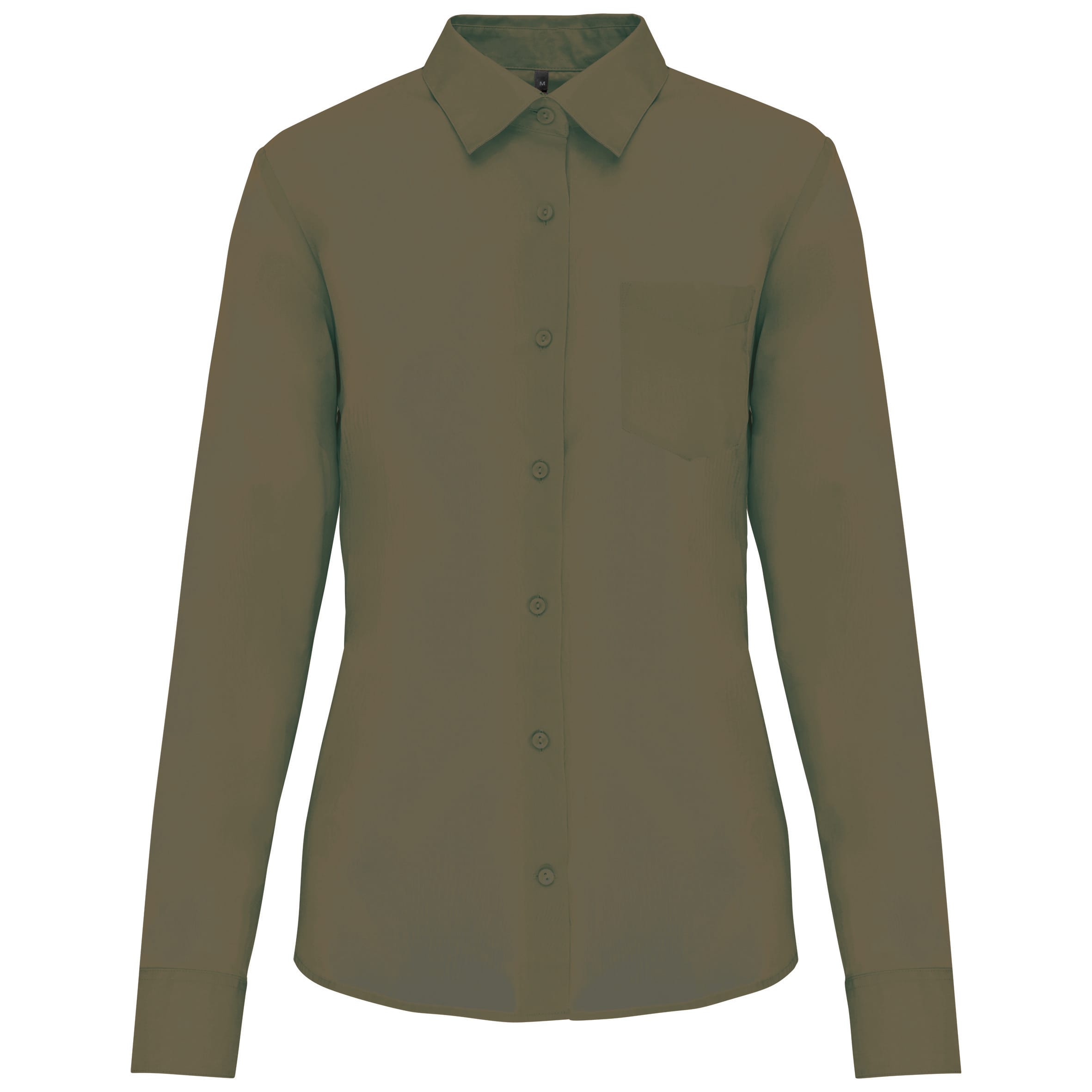 Ladies' easy-care polycotton poplin shirt