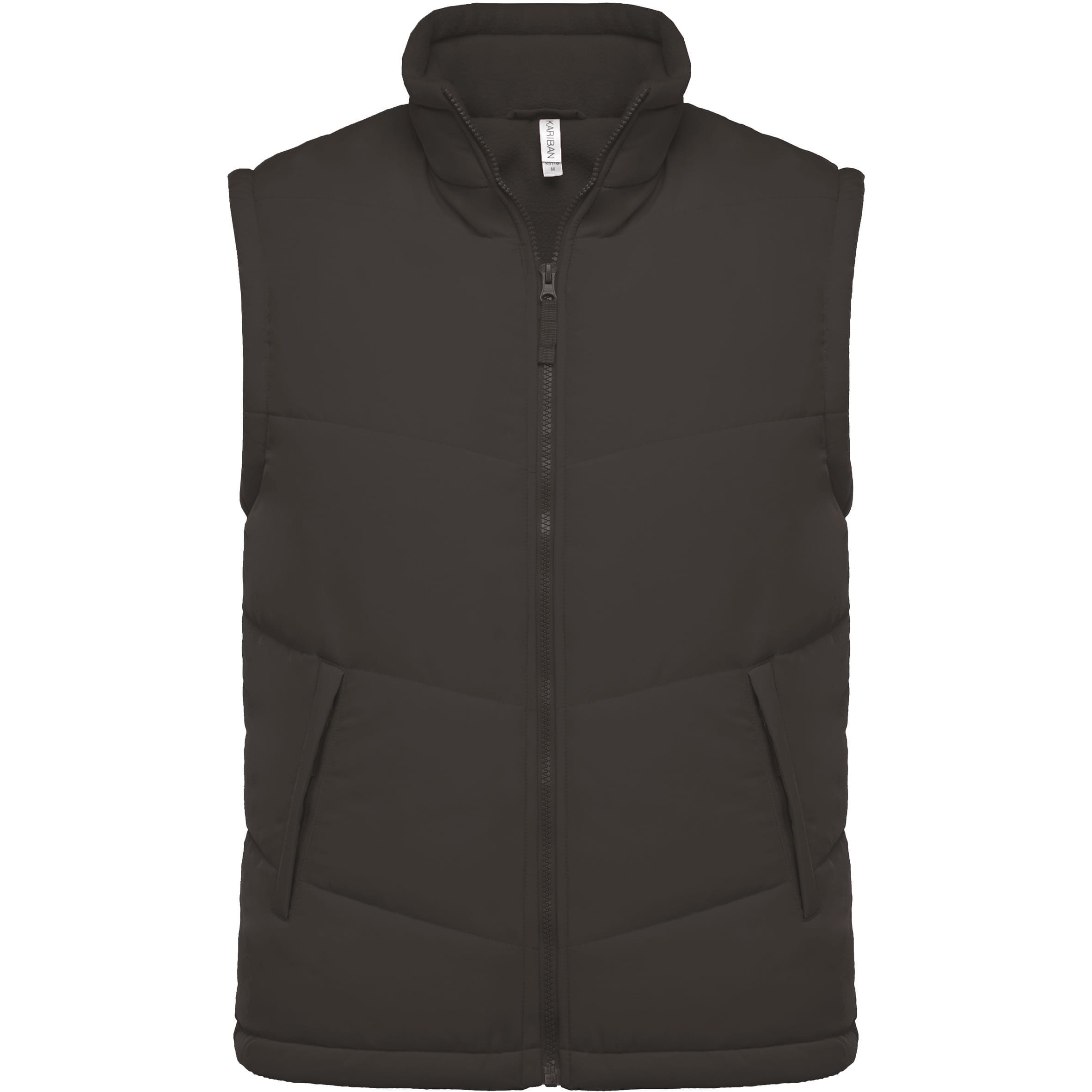 Met fleece gevoerde bodywarmer