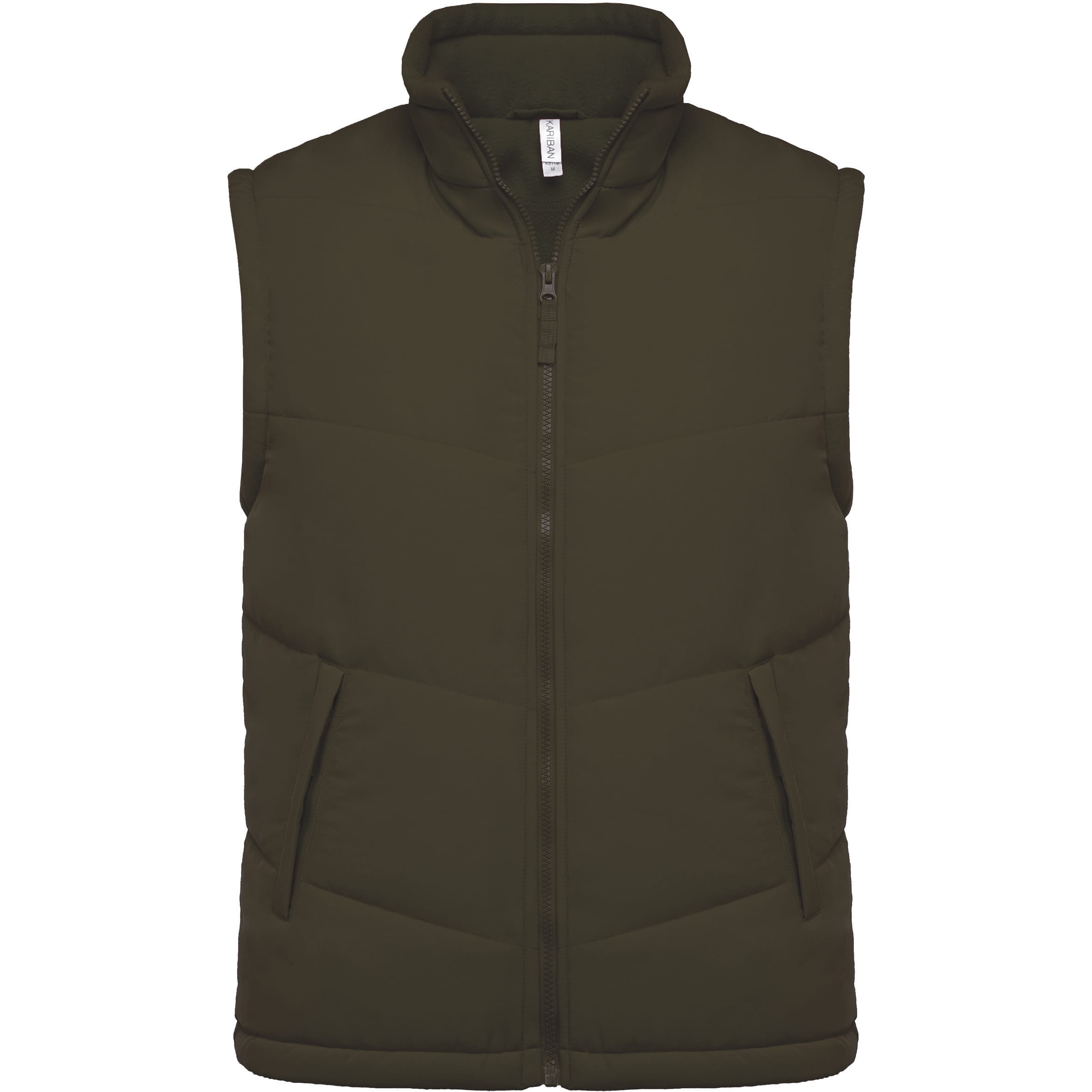 Met fleece gevoerde bodywarmer
