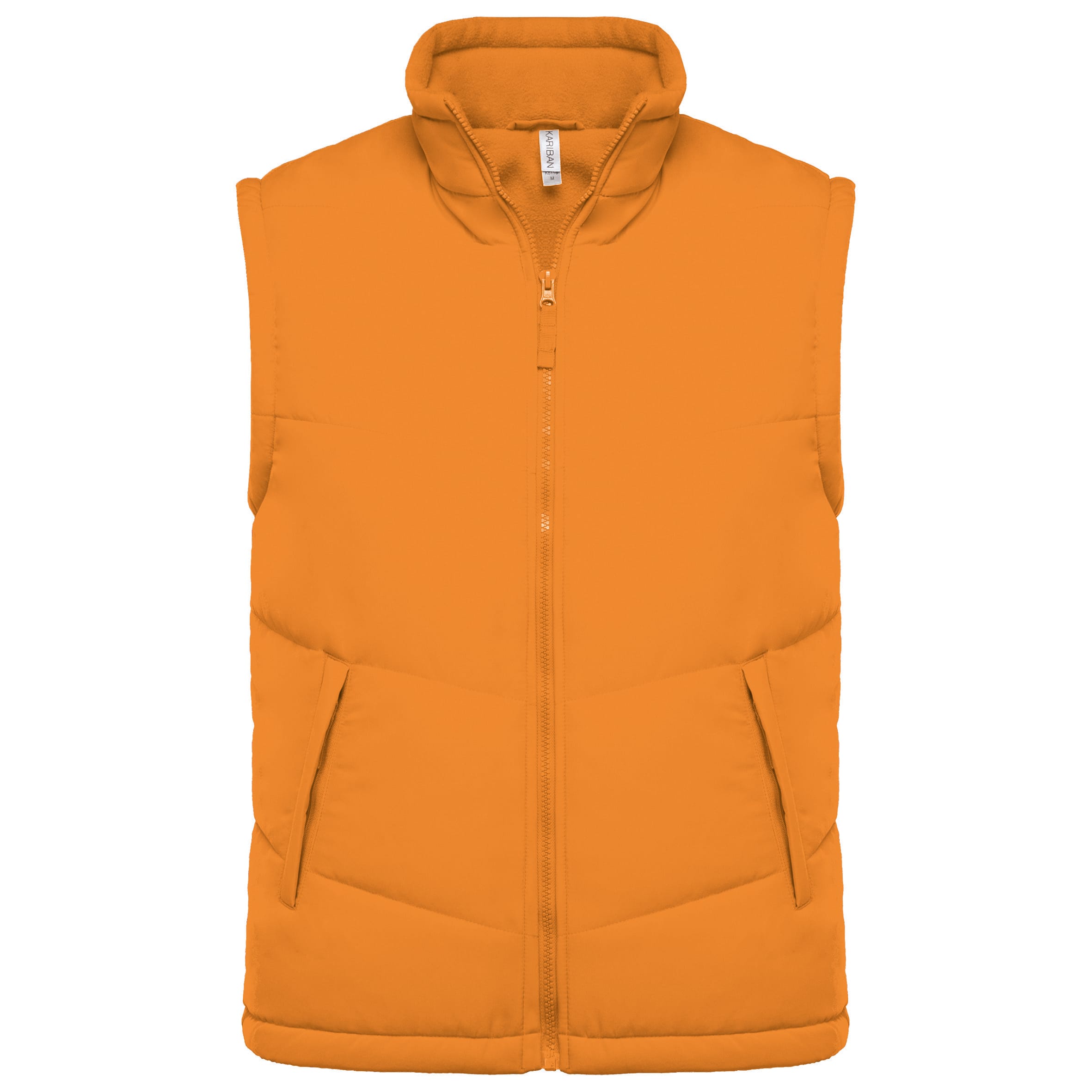 Met fleece gevoerde bodywarmer