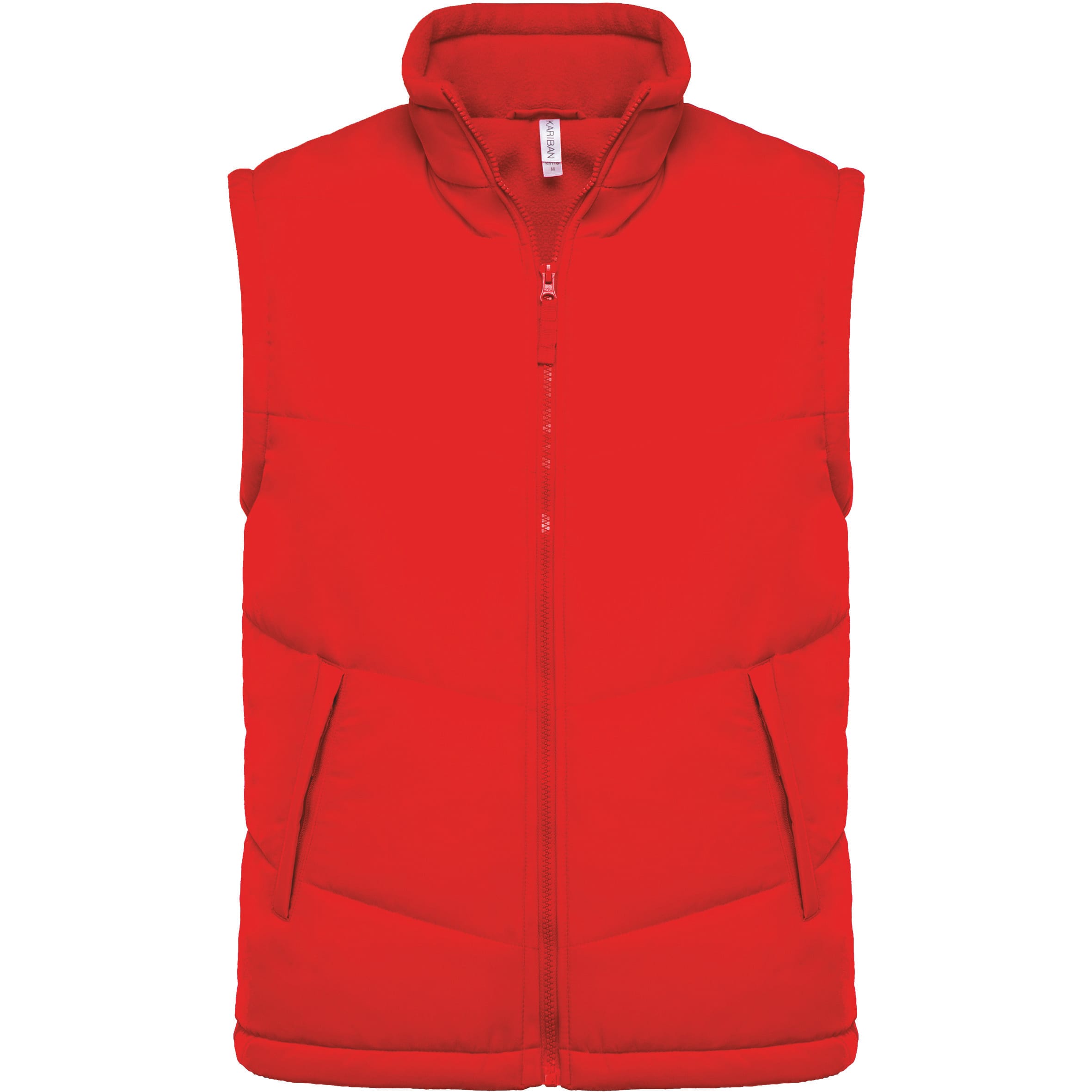 Met fleece gevoerde bodywarmer