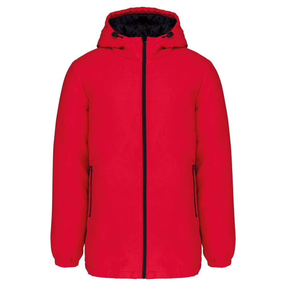 Unisex gerecycled parka met capuchon