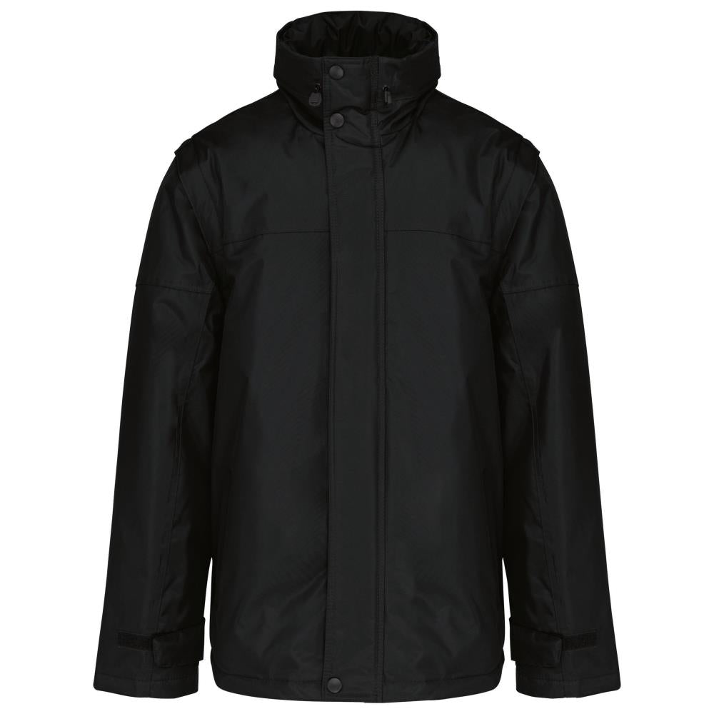 Jacket with detachable sleeves men