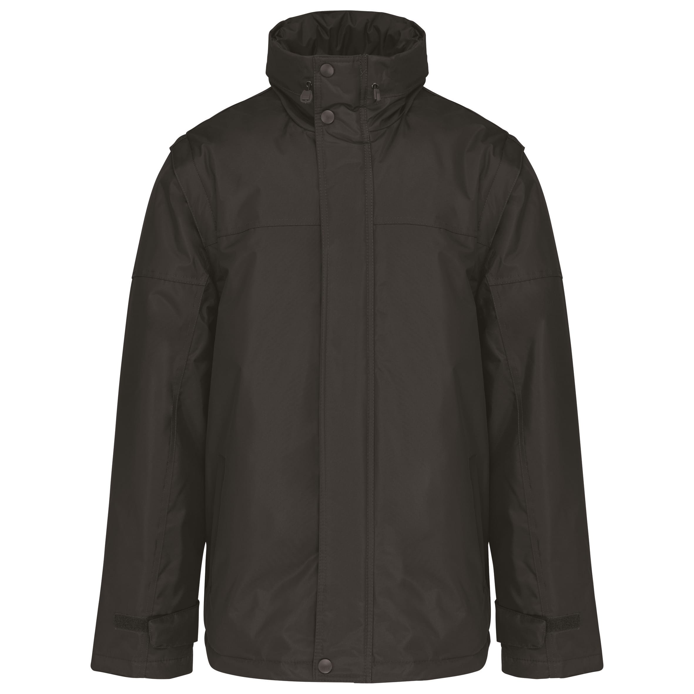 Jacket with detachable sleeves men