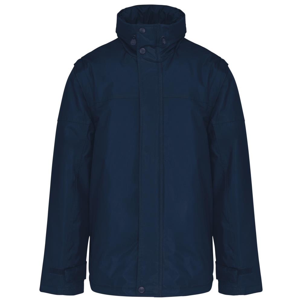 Jacket with detachable sleeves men