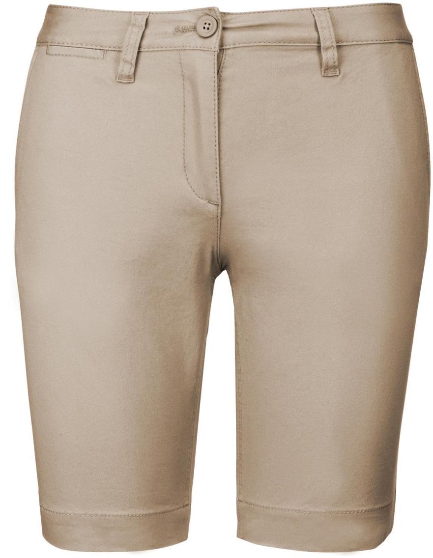Chino bermuda voor dames