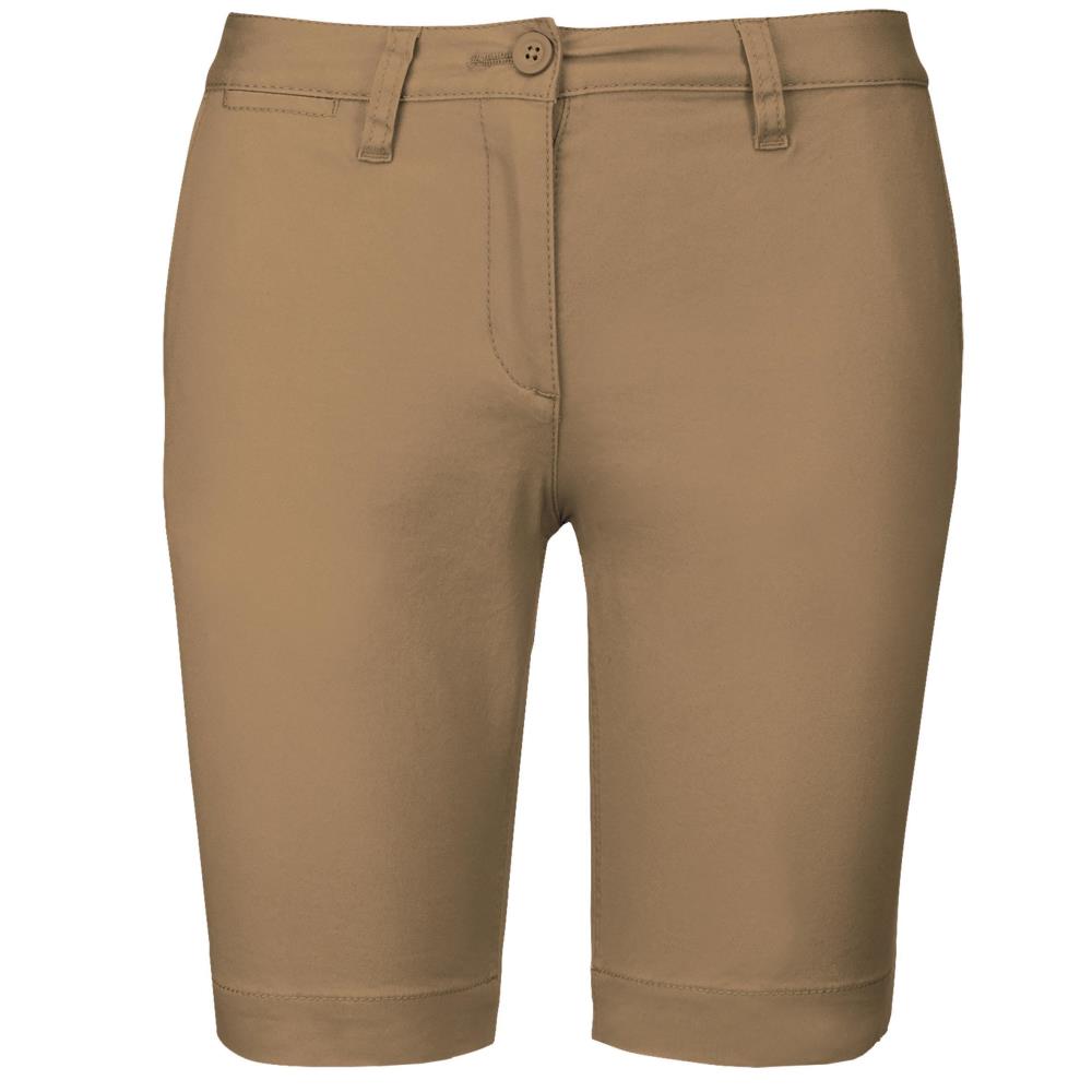 Chino bermuda voor dames