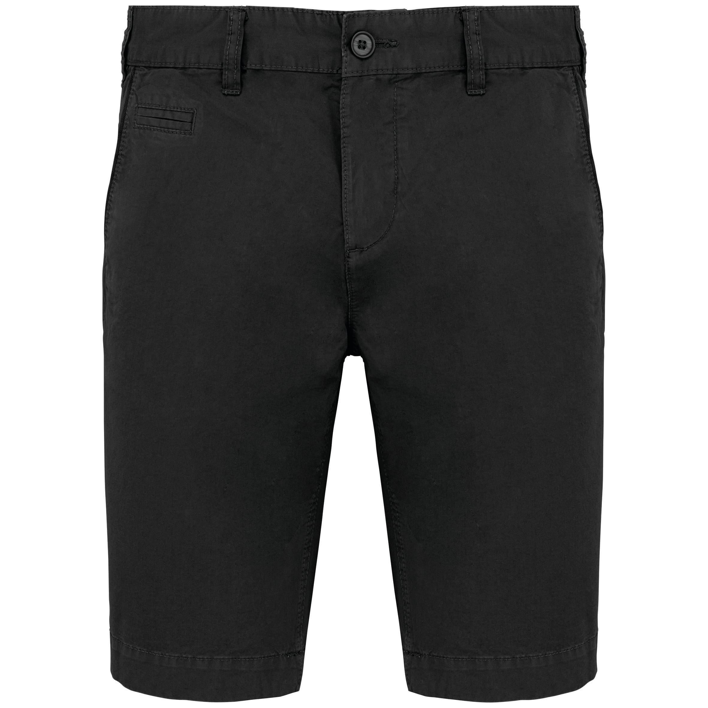 Herenbermuda met verwassen look