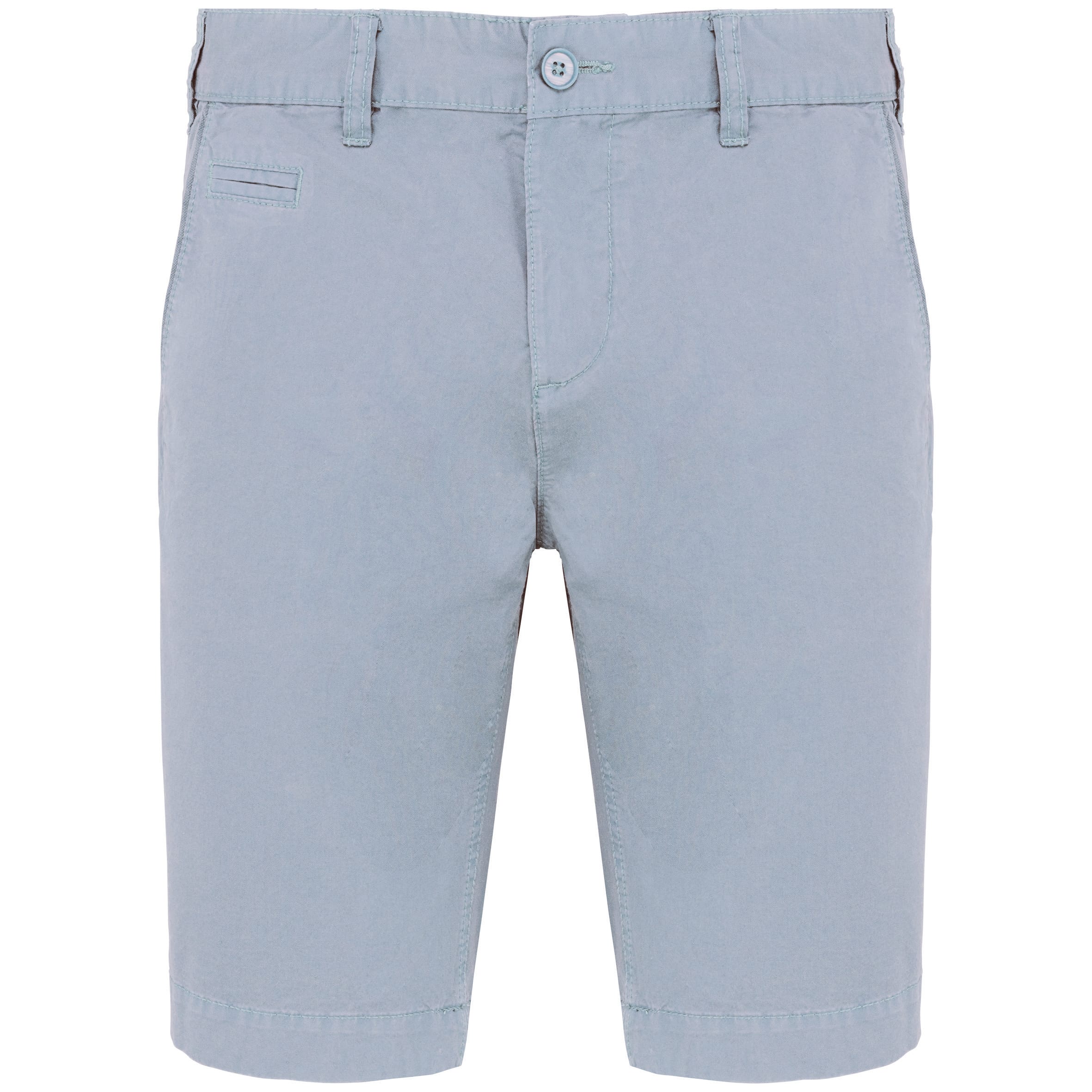 Herenbermuda met verwassen look