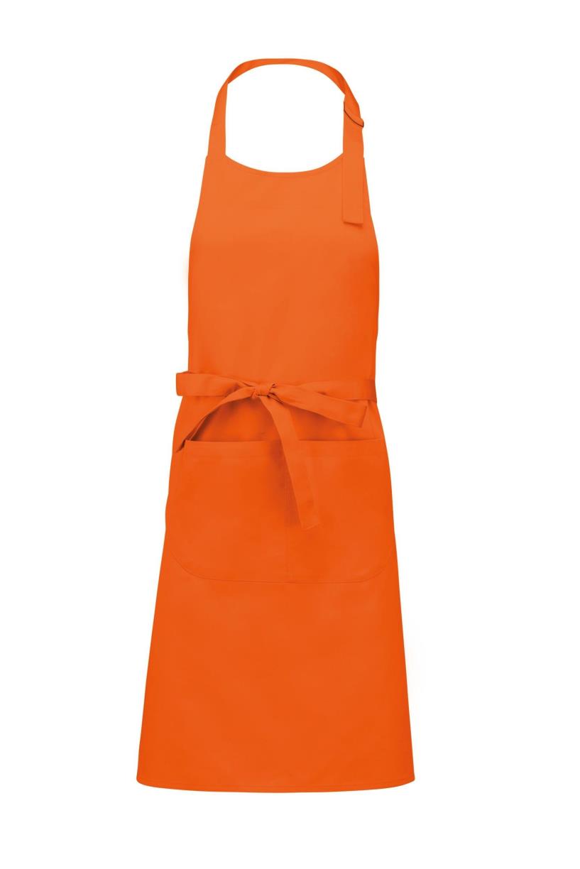 Katoenen schort met zak
