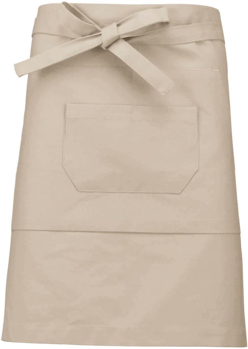 Polycotton mid-length apron