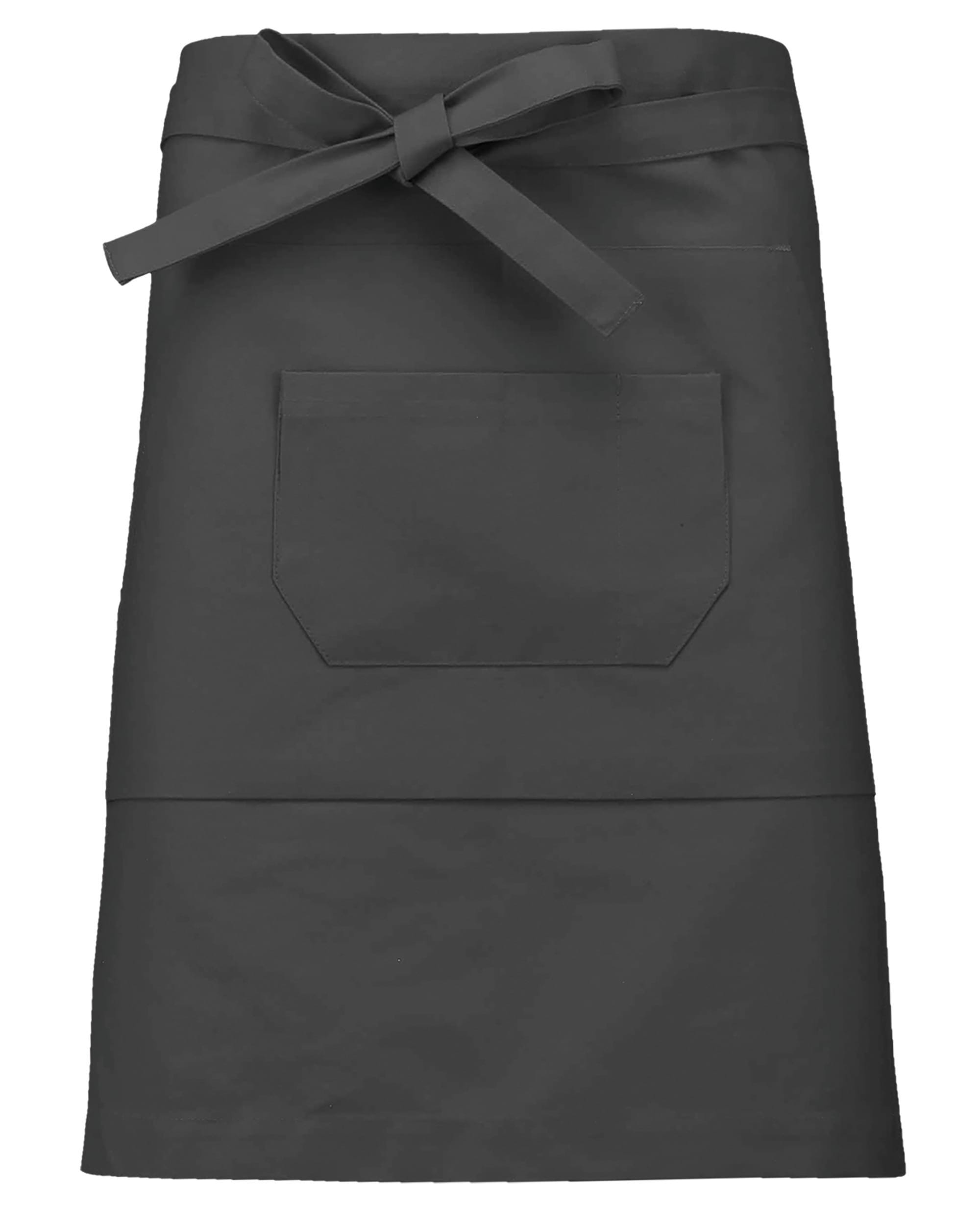 Polycotton mid-length apron