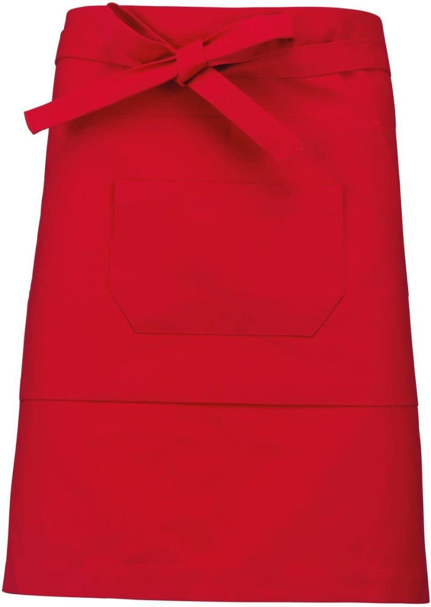 Polycotton mid-length apron