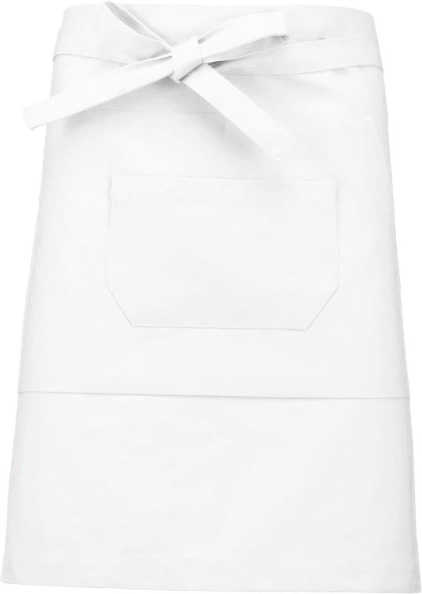 Polycotton mid-length apron