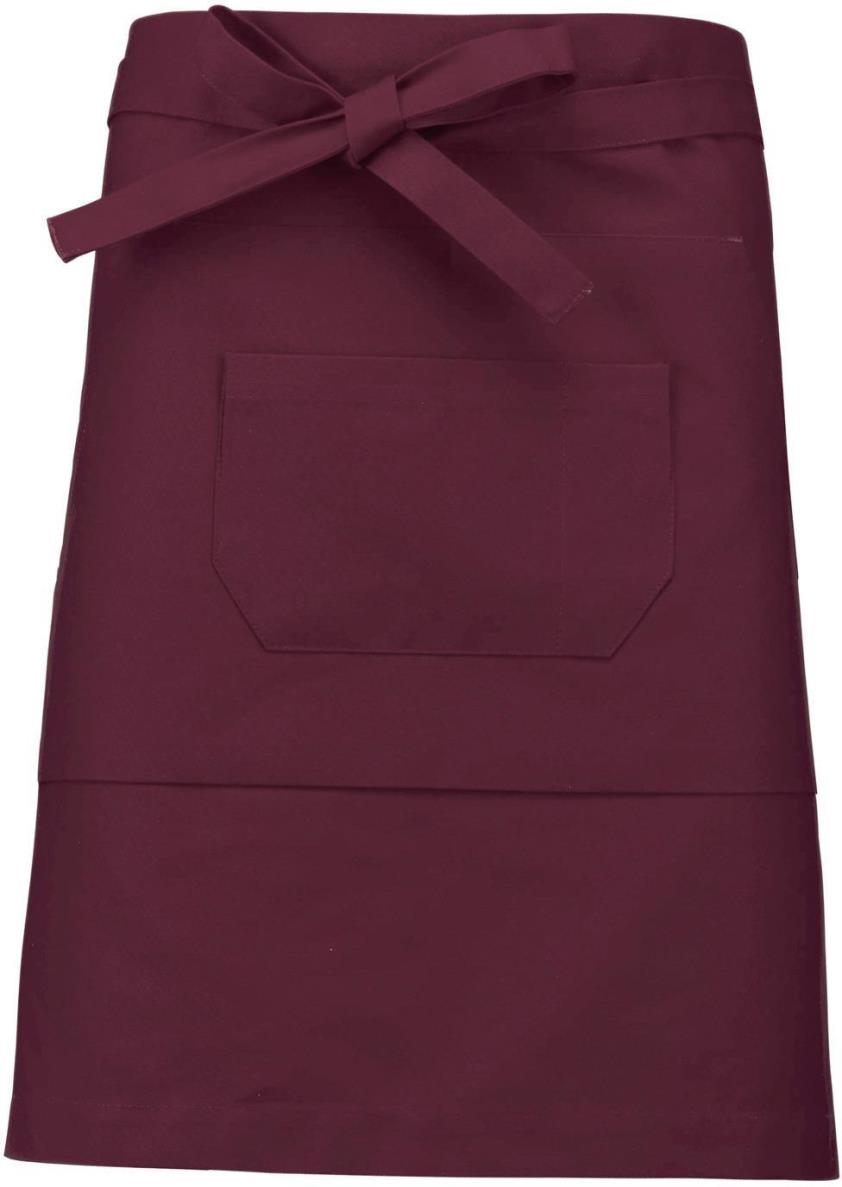 Polycotton mid-length apron