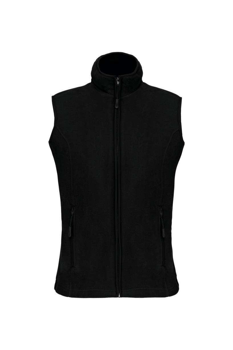 Bodywarmer van microfleece dames