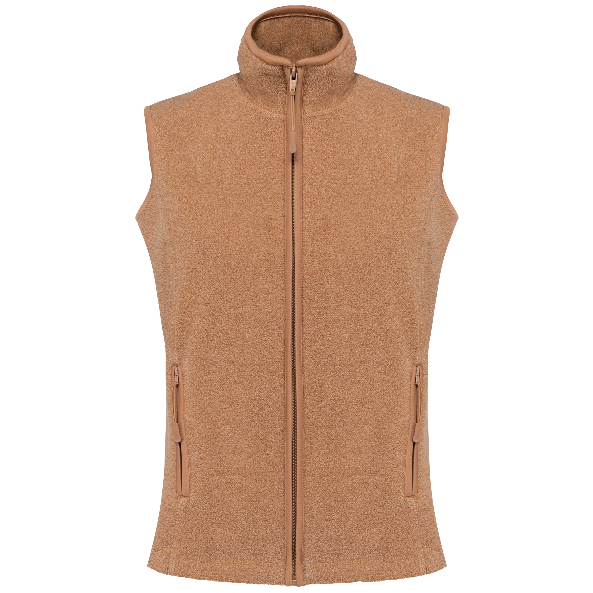 Bodywarmer van microfleece dames