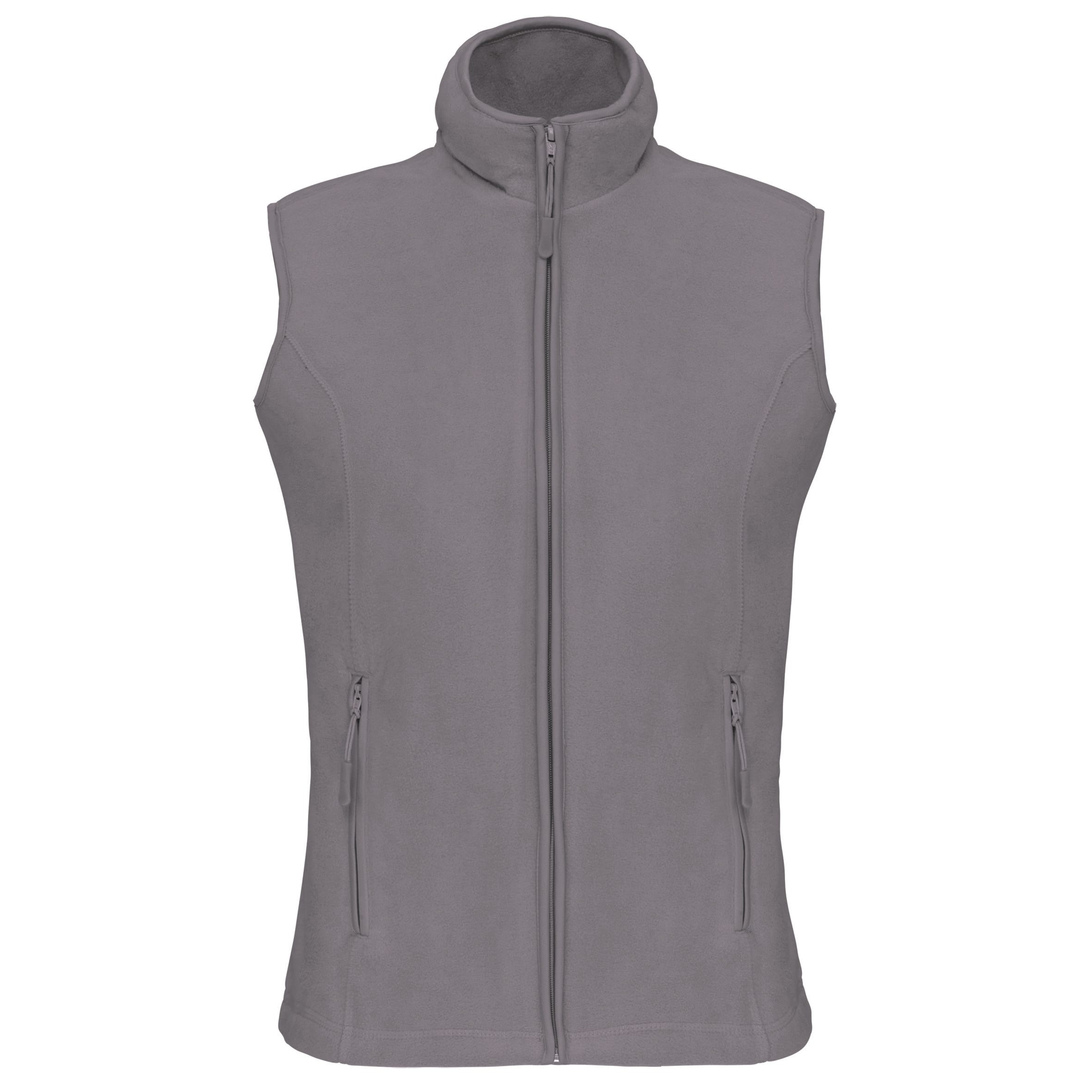 Bodywarmer van microfleece dames