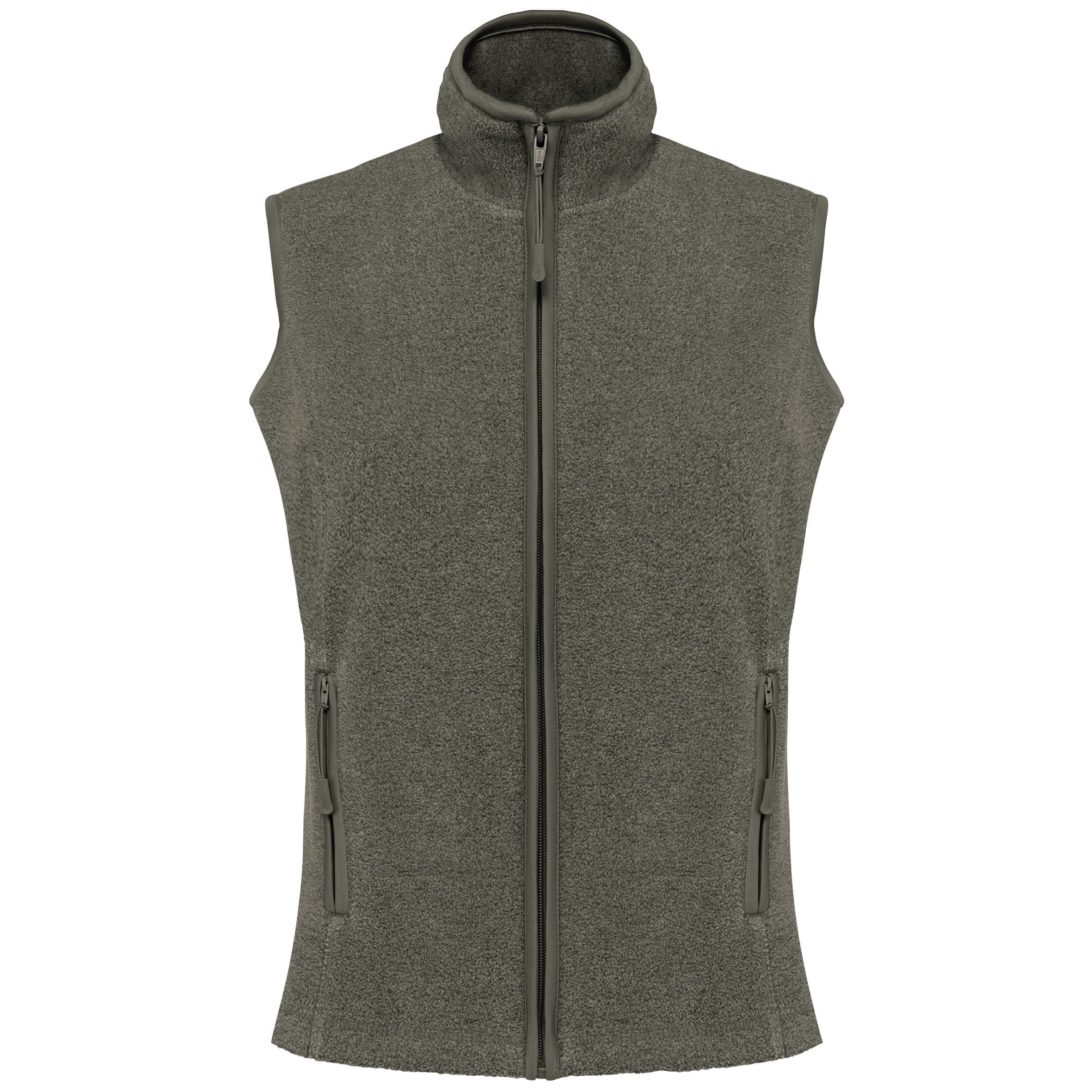 Bodywarmer van microfleece dames