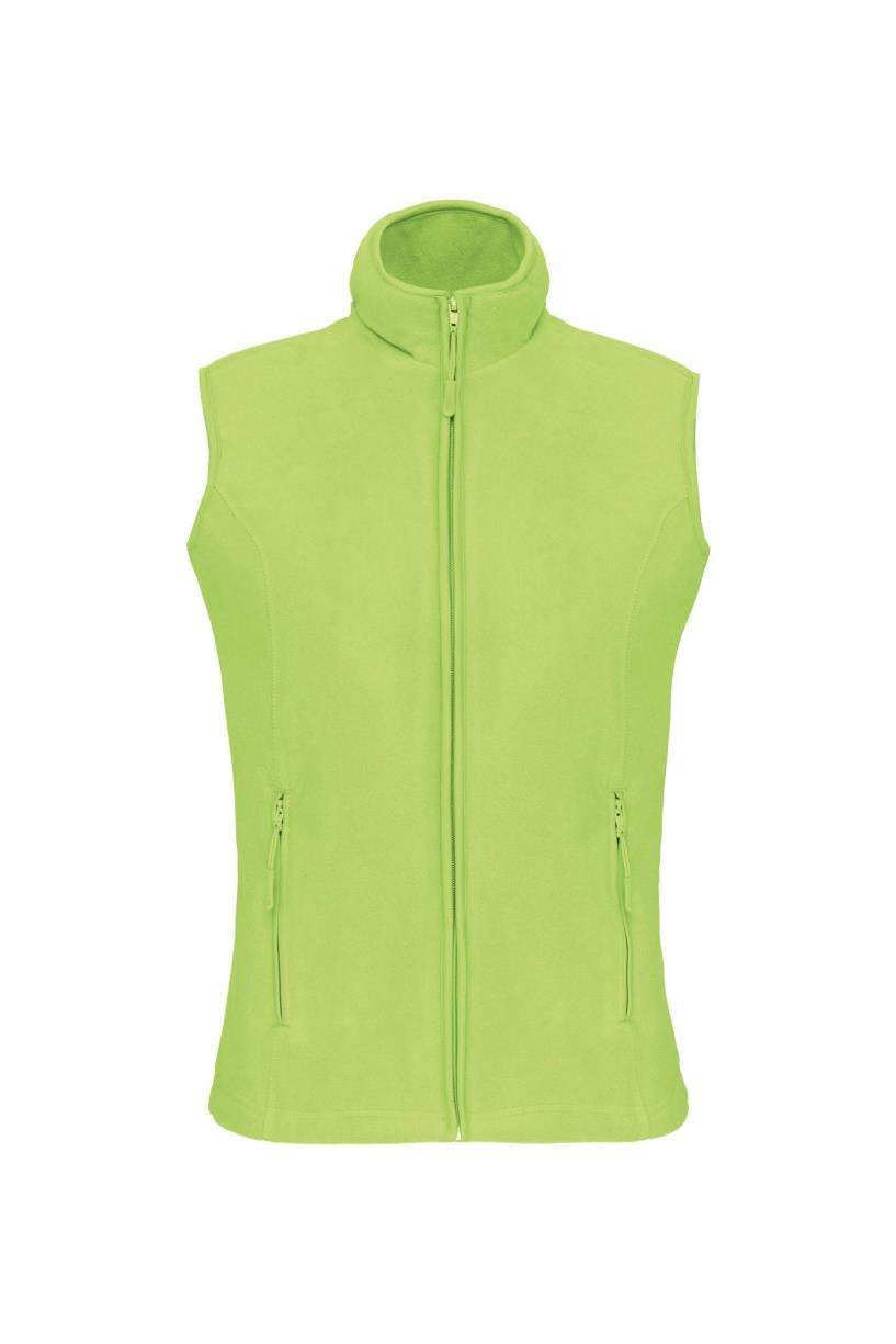 Bodywarmer van microfleece dames