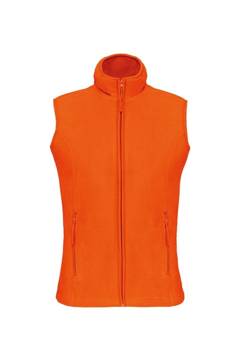 Bodywarmer van microfleece dames