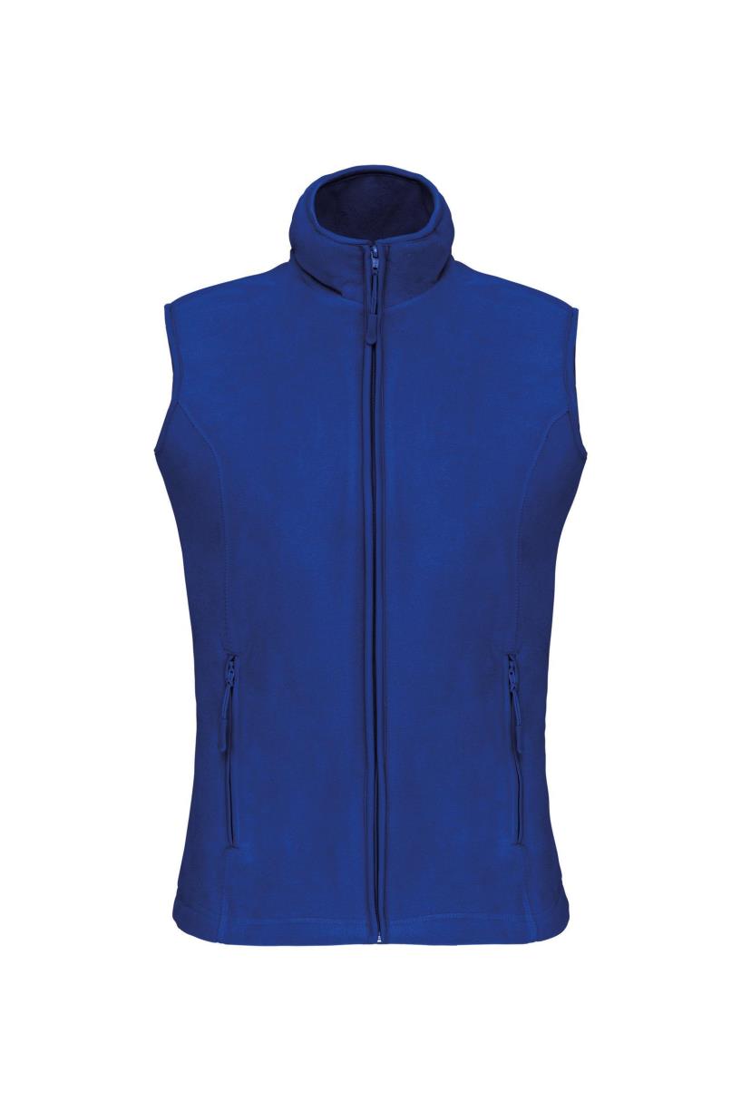 Bodywarmer van microfleece dames