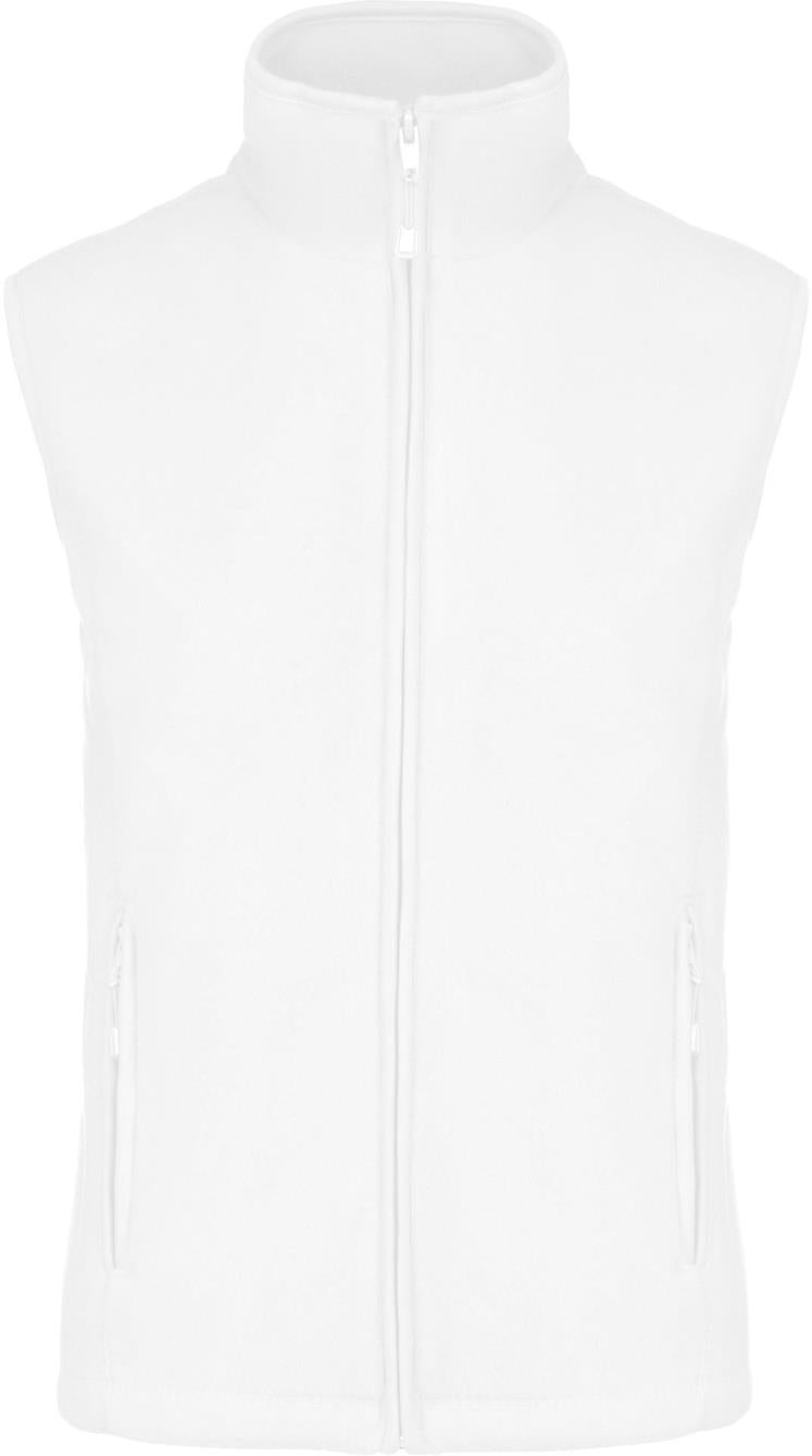 Bodywarmer van microfleece dames