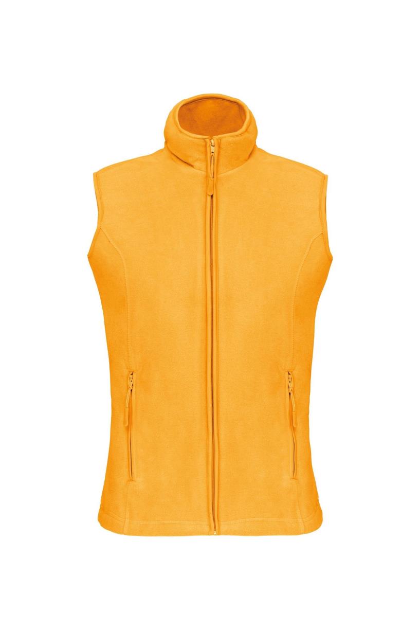 Bodywarmer van microfleece dames