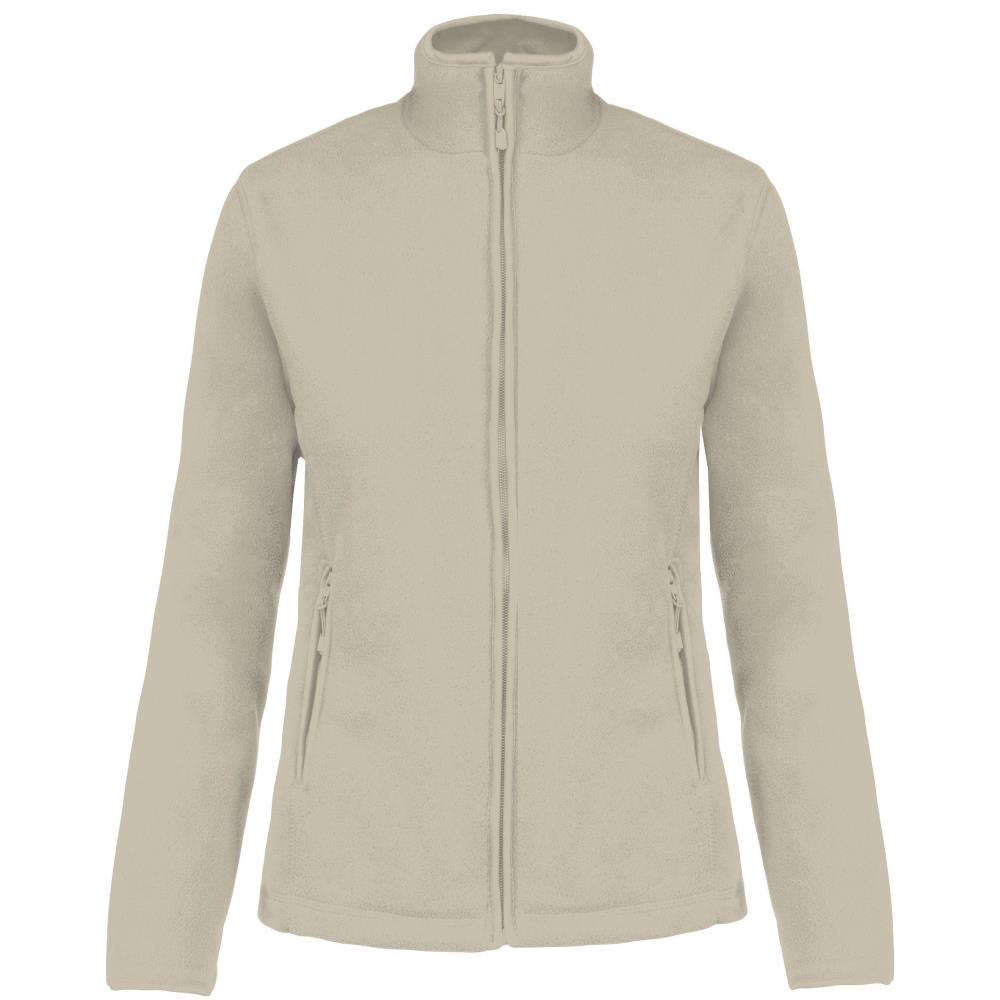 Microfleece met rits dames