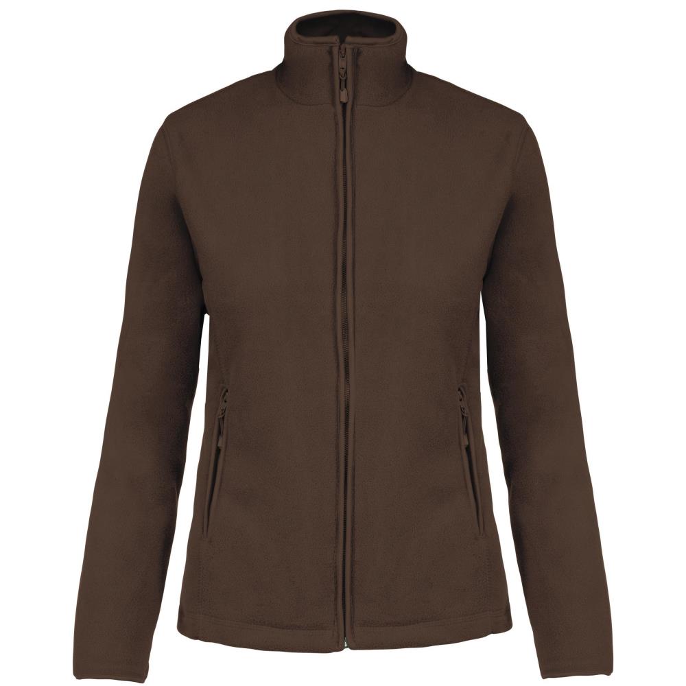Microfleece met rits dames