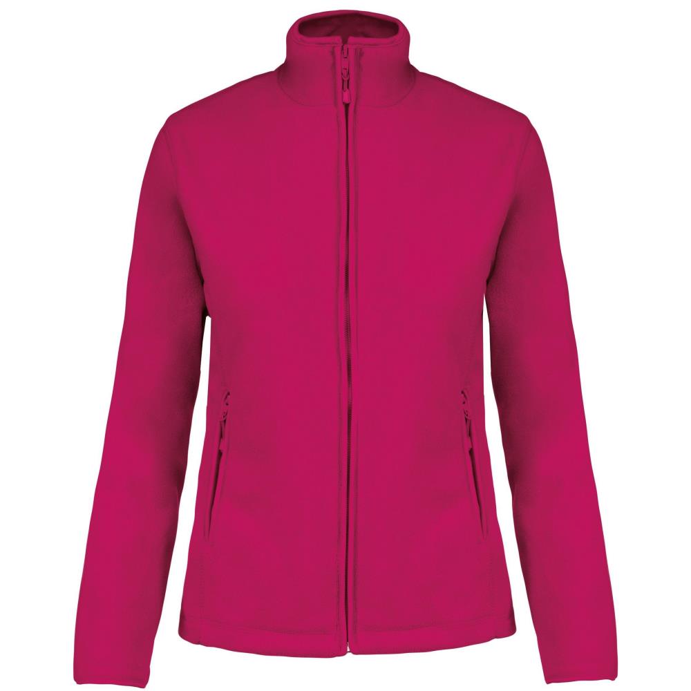Microfleece met rits dames