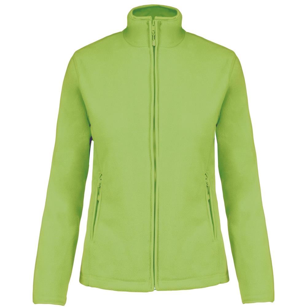 Microfleece met rits dames