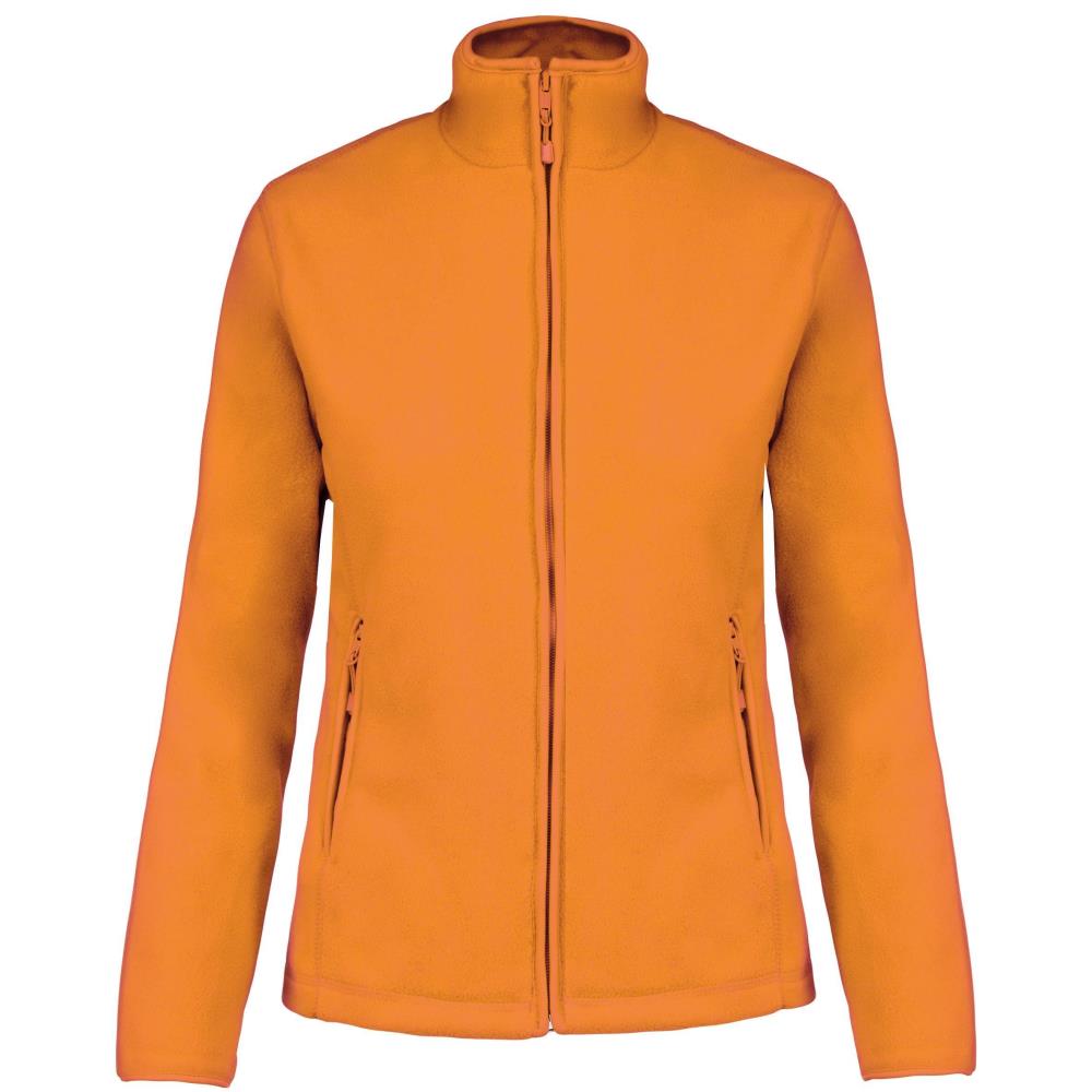 Microfleece met rits dames