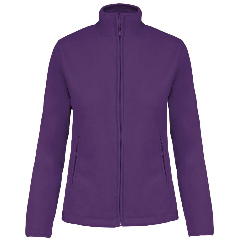 Microfleece met rits dames