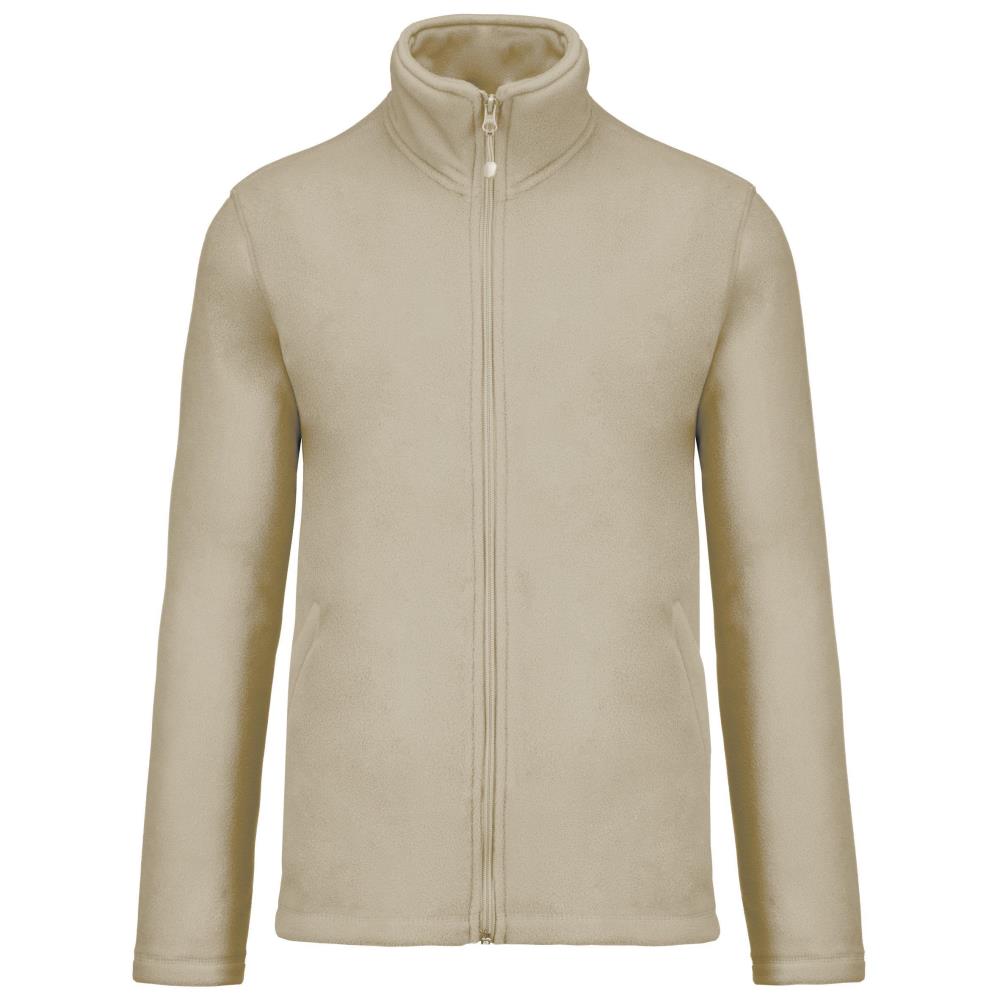 Men's zipped microfleece
