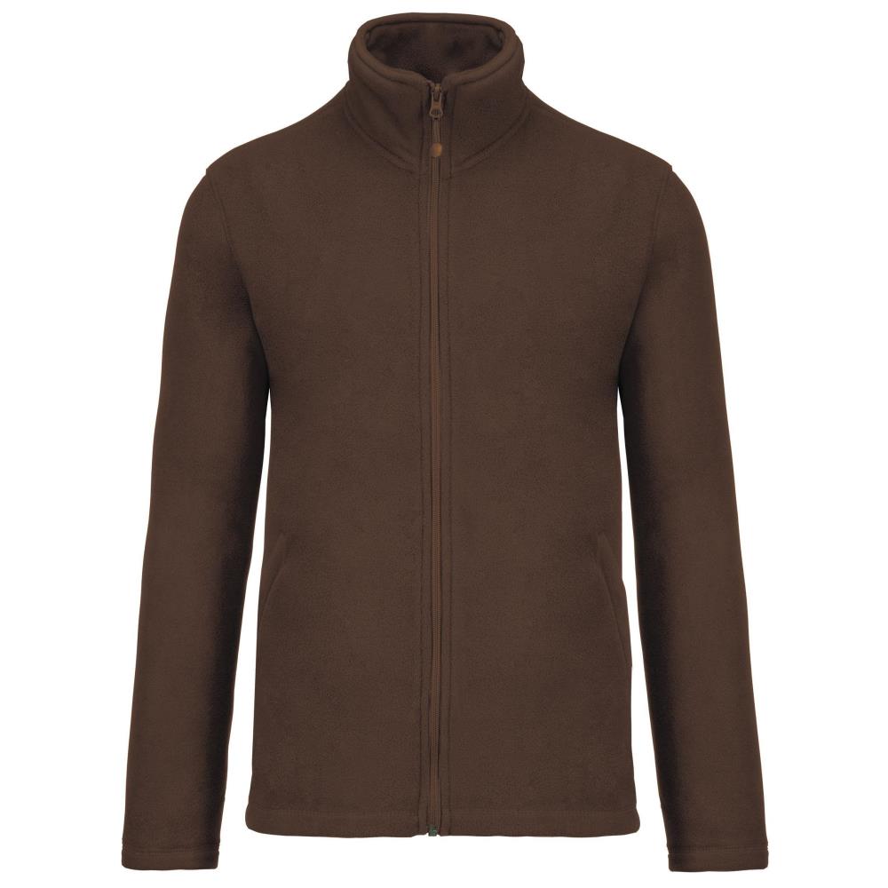 Men's zipped microfleece