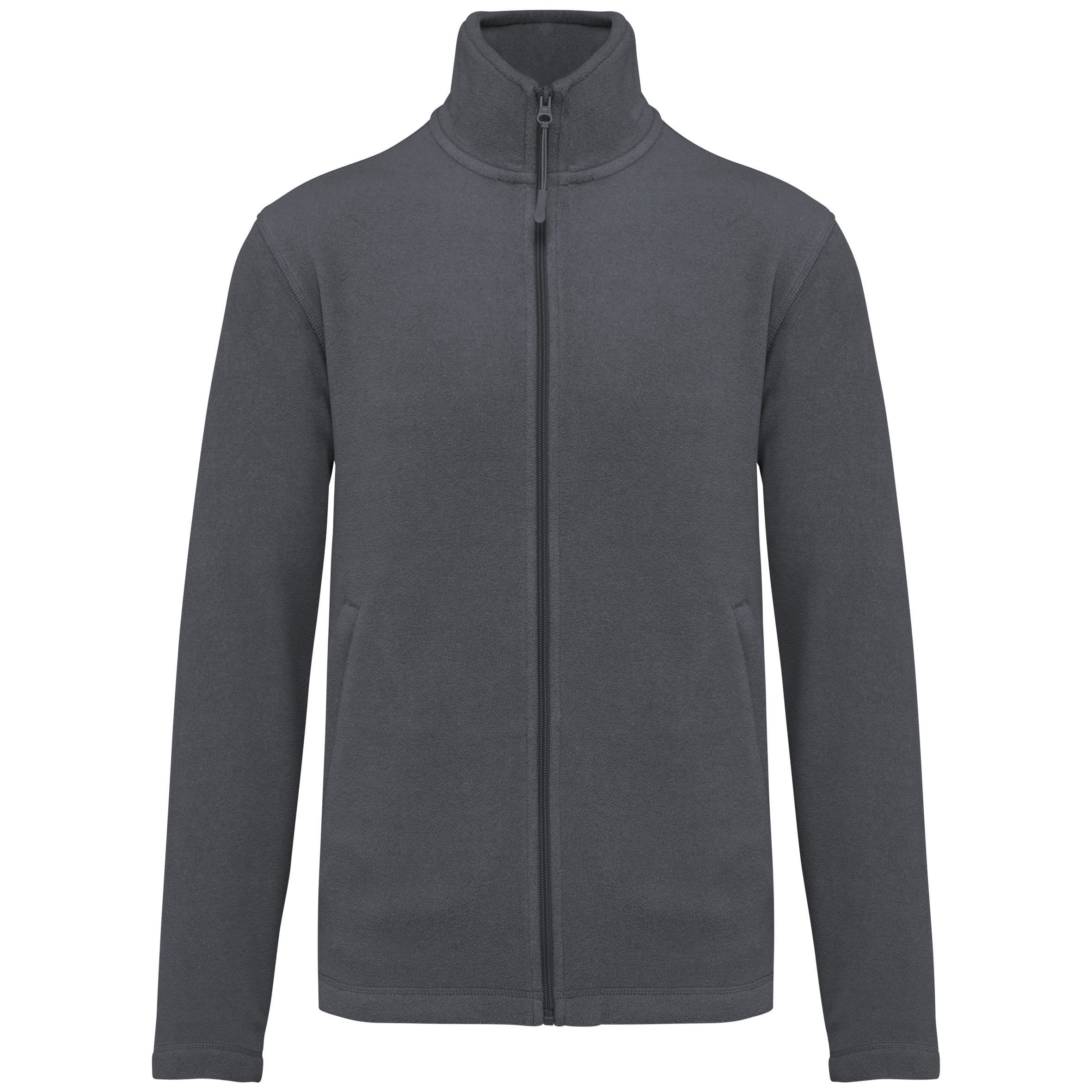 Men's zipped microfleece