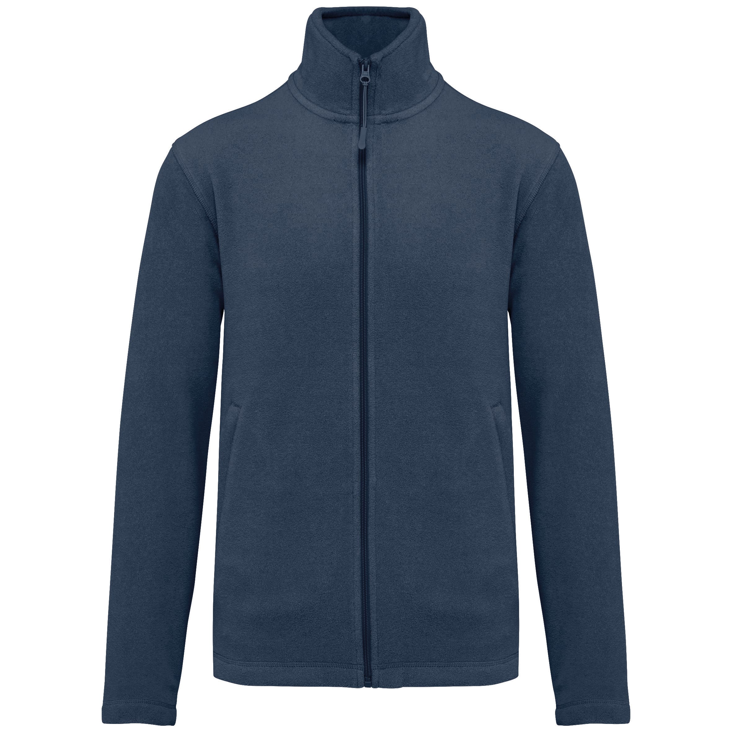 Men's zipped microfleece