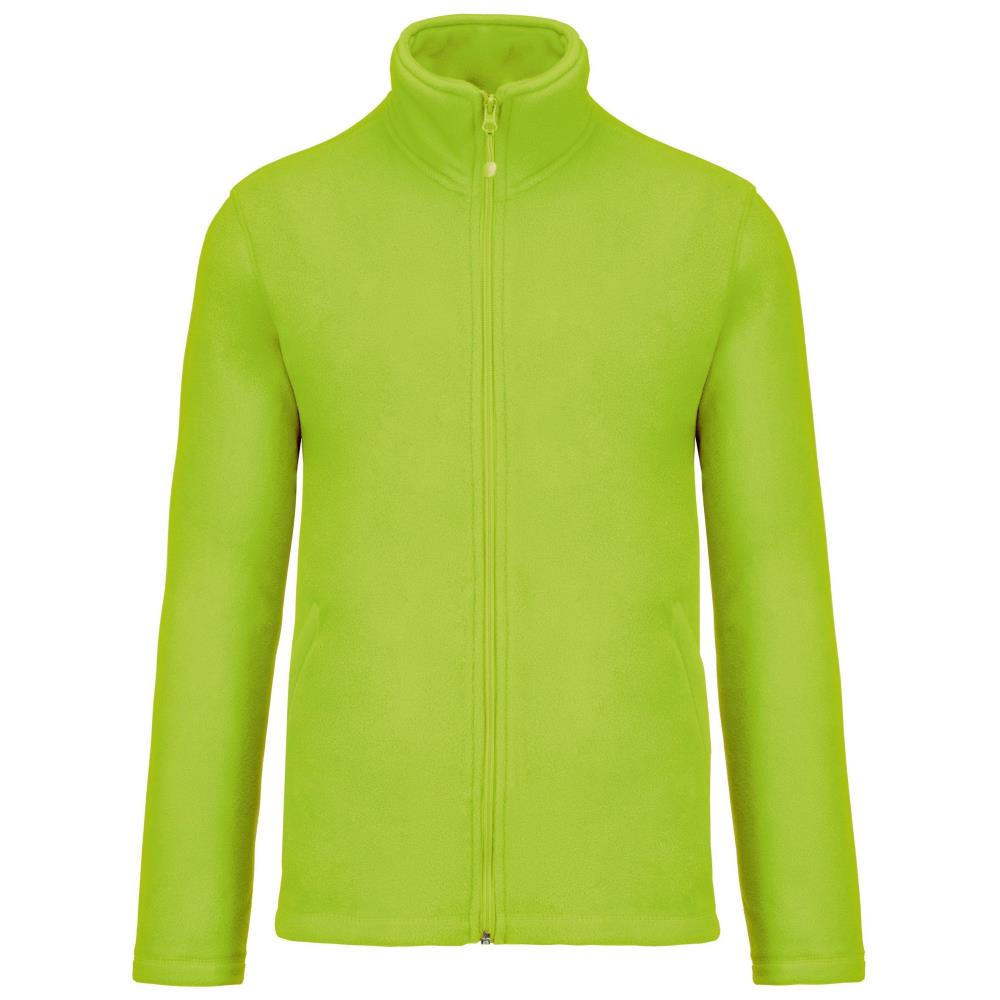 Men's zipped microfleece