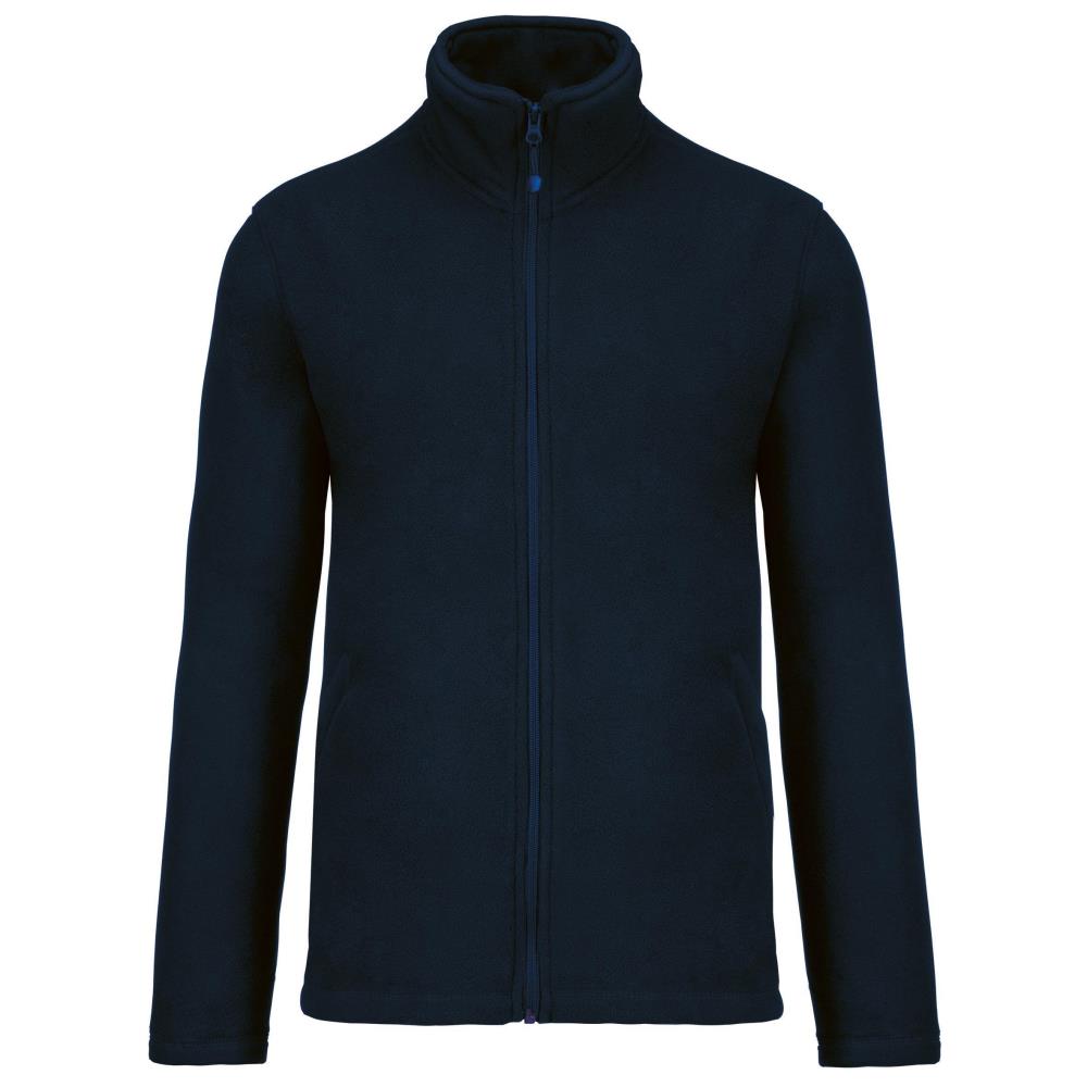 Men's zipped microfleece